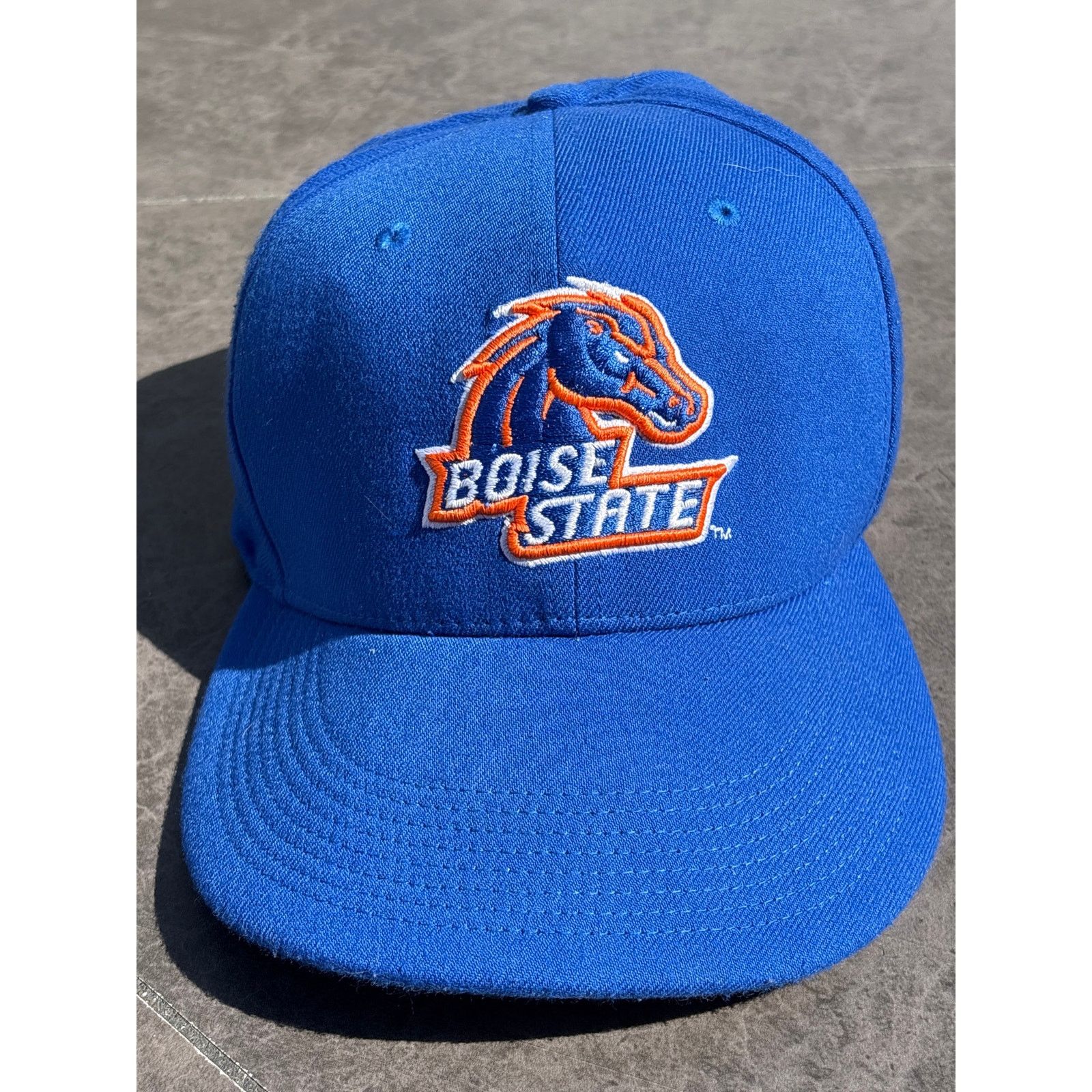 Nike Boise State Nike Fitted M/L hat Blue Orange broncos logo Size ONE SIZE - 2 Thumbnail