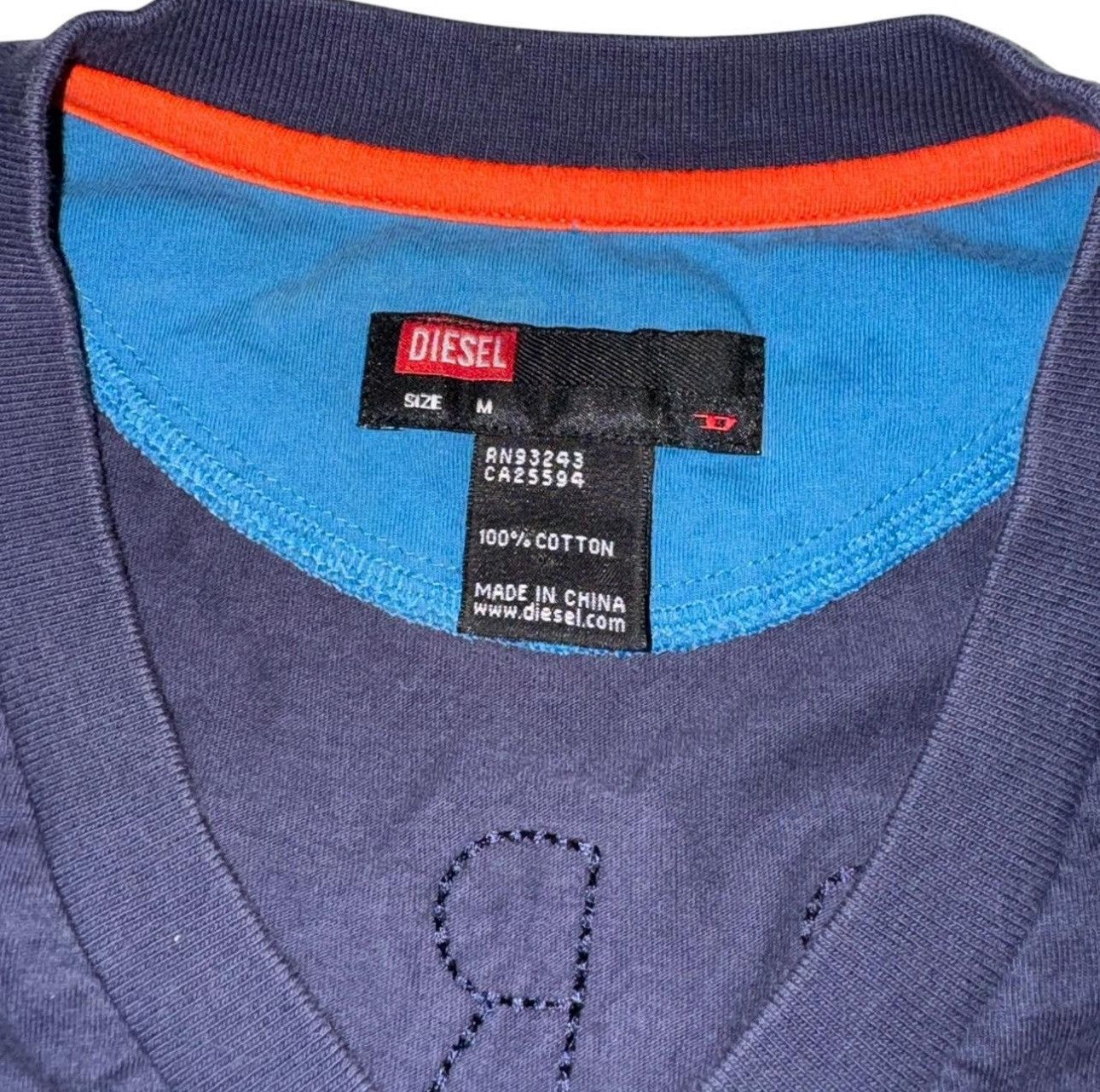 Diesel Diesel Mens V-neck Size US M / EU 48-50 / 2 - 3 Thumbnail