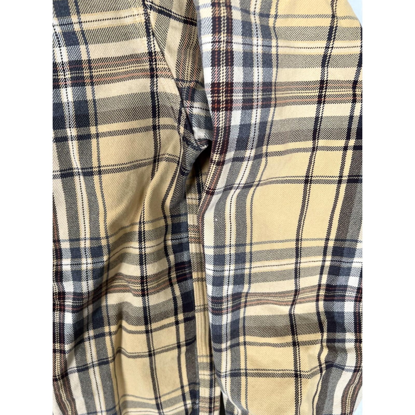 Carhartt VINTAGE Carhartt Shirt Mens XLT Yellow Plaid Long Sleeve Button Up Shacket Workwear Size US XL / EU 56 / 4 - 7 Thumbnail