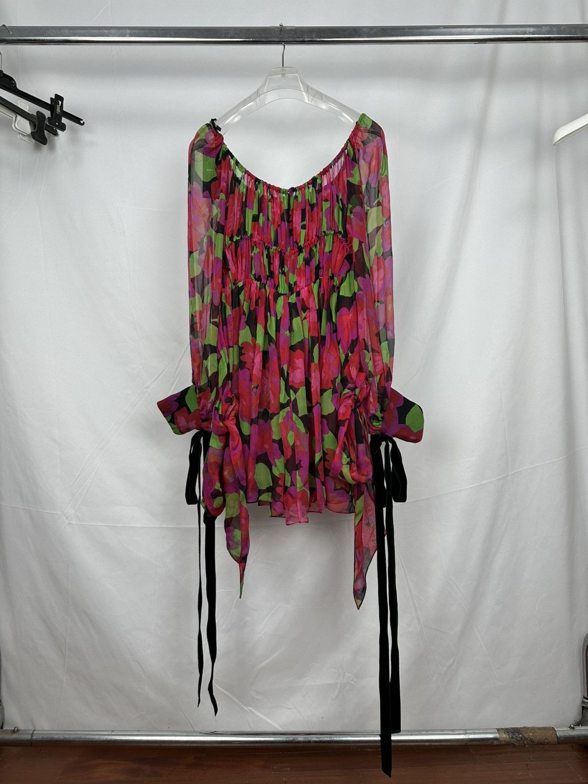 Saint Laurent Paris Saint Laurent Multicolor dress Size XS / US 0-2 / IT 36-38 - 12 Thumbnail