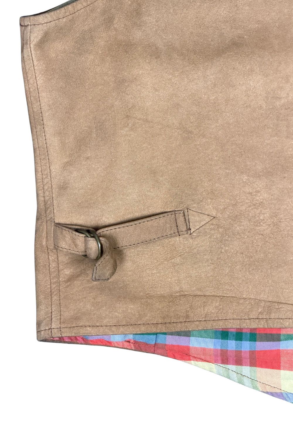 RRL Ralph Lauren Early Double RL Triple Star Madras Lined Western Waistcoat Size US L / EU 52-54 / 3 - 16 Thumbnail