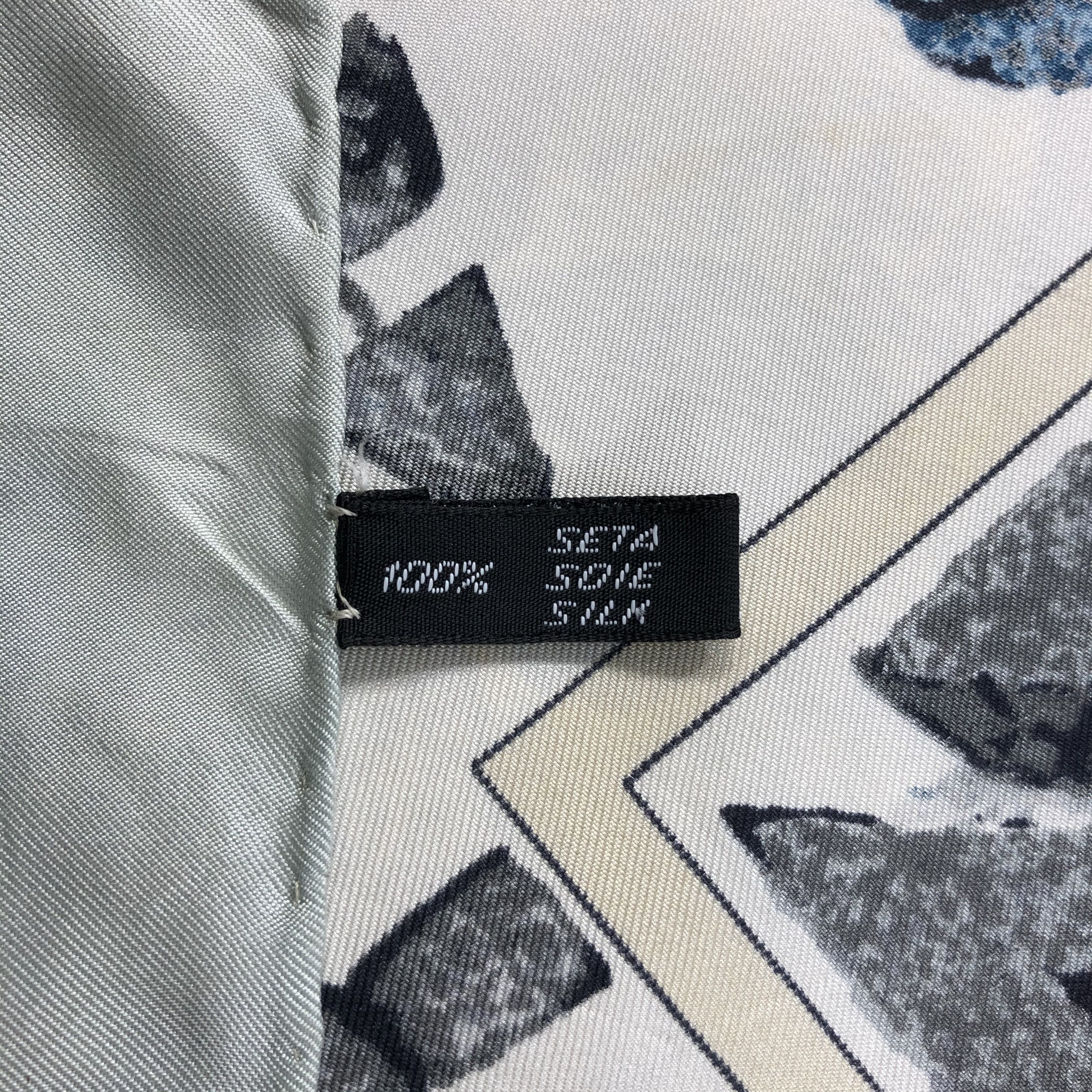 Vintage Vintage Karl Legerfeld Silk Scarf Size ONE SIZE - 7 Thumbnail