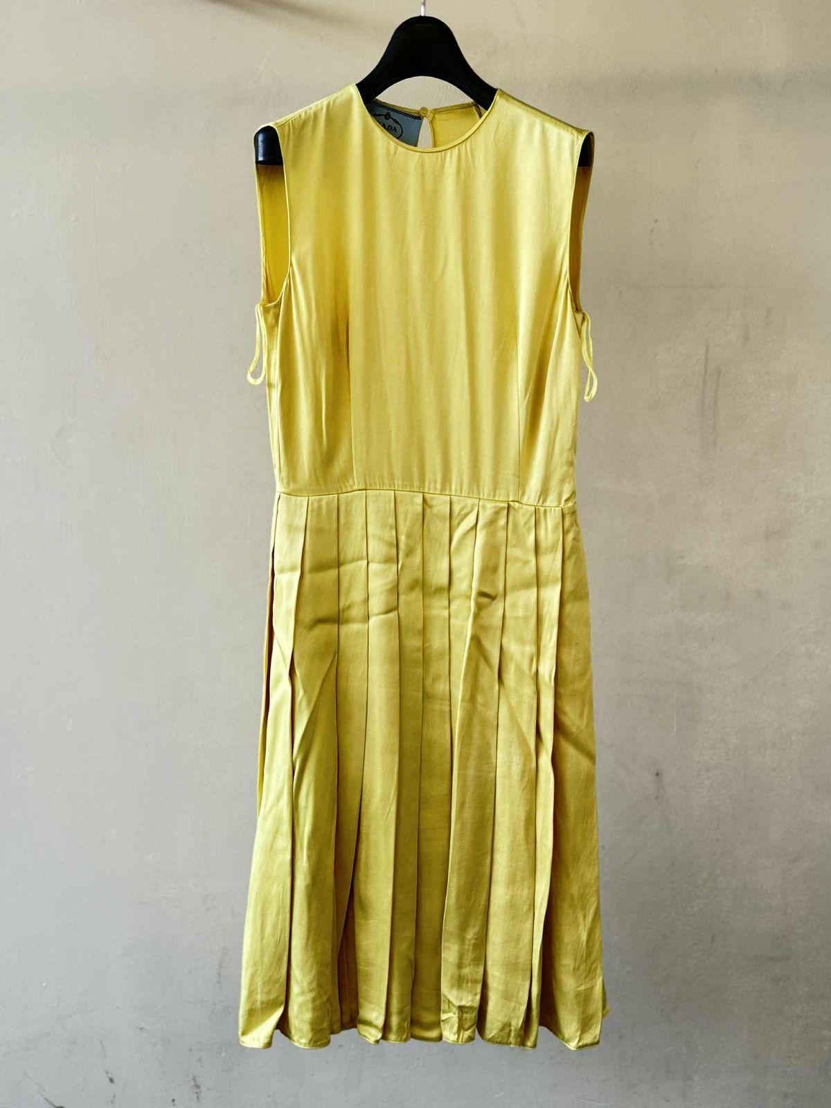 Prada SS2018 Prada Yellow Silk Dress Size XS / US 0-2 / IT 36-38 - 1 Thumbnail