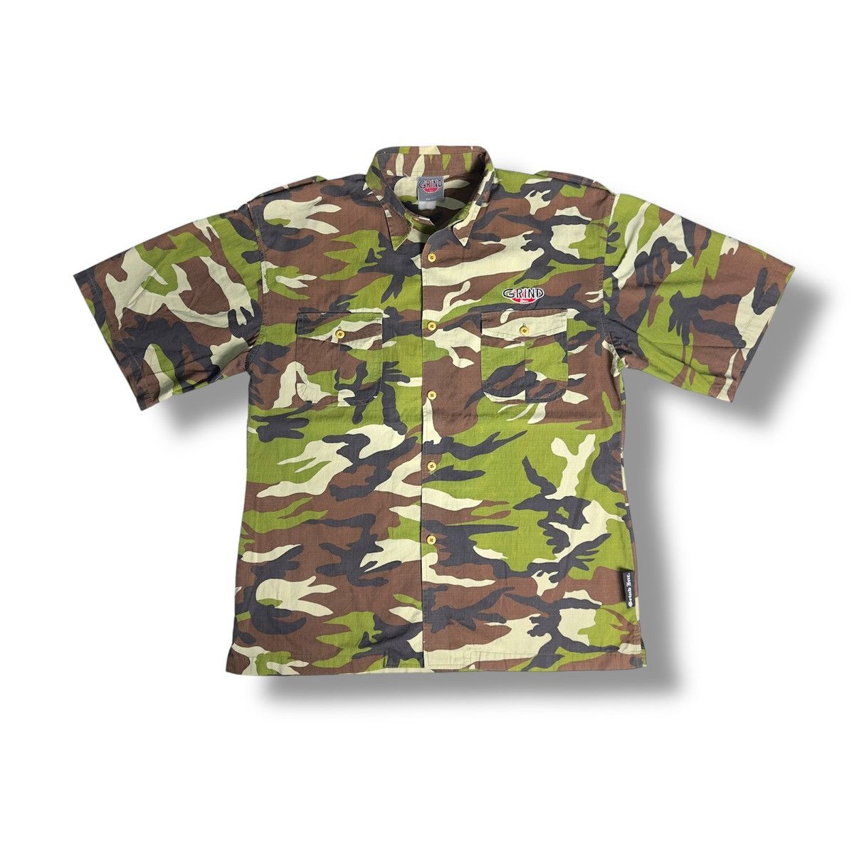 Vintage Vintage Grind Inc skateboards Camo Size US L / EU 52-54 / 3 - 2 Thumbnail