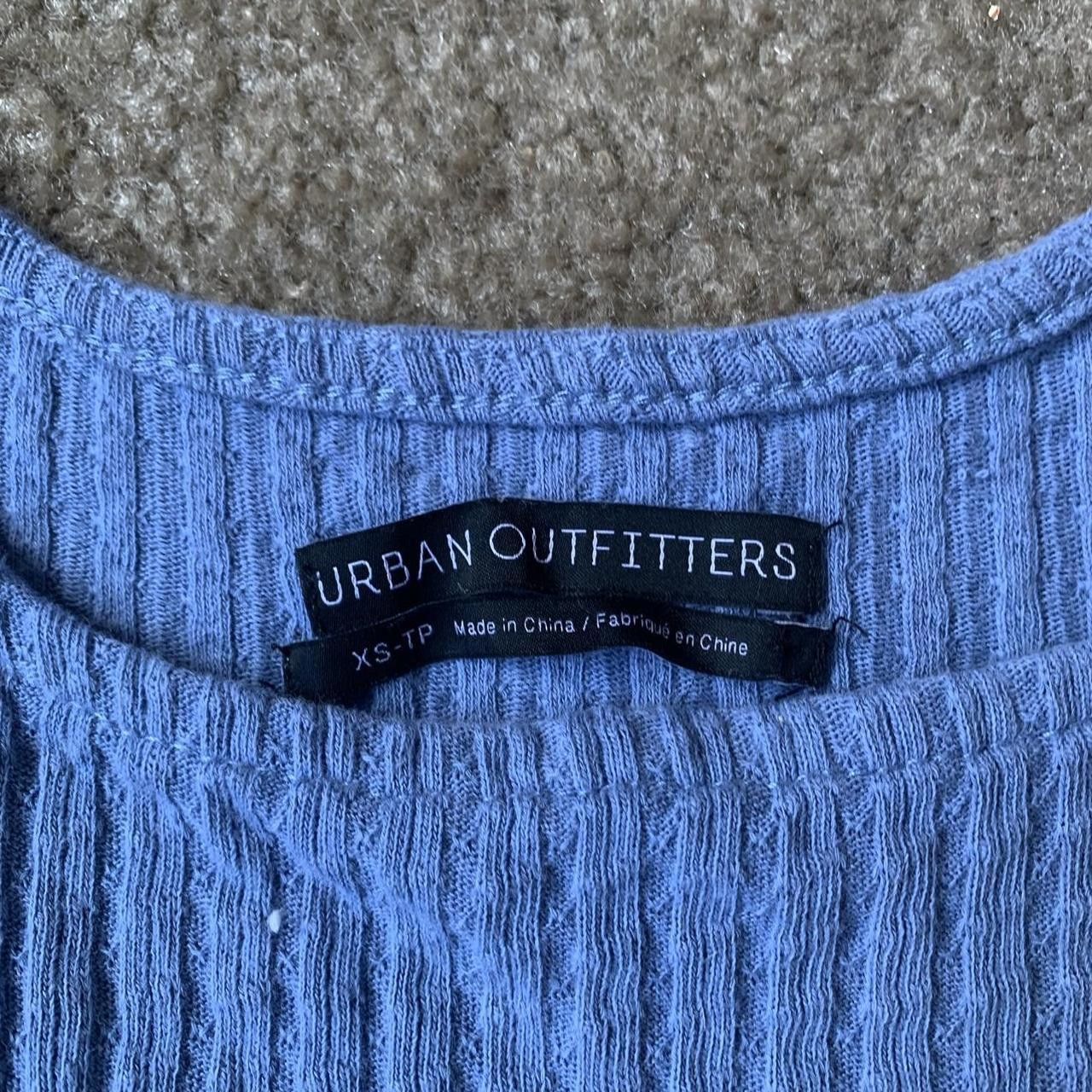 Urban Outfitters Urban Outfitters Blue Crop Top Size XS / US 0-2 / IT 36-38 - 3 Thumbnail