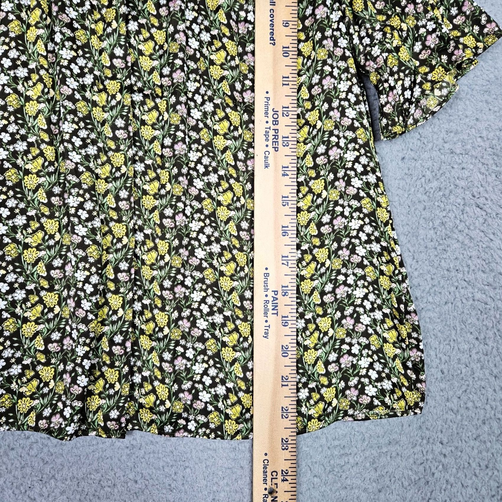 J.Crew J.CREW Shirt Womens XS Women Ruffle Sleeve Button Floral Printed Size Size XS / US 0-2 / IT 36-38 - 7 Thumbnail