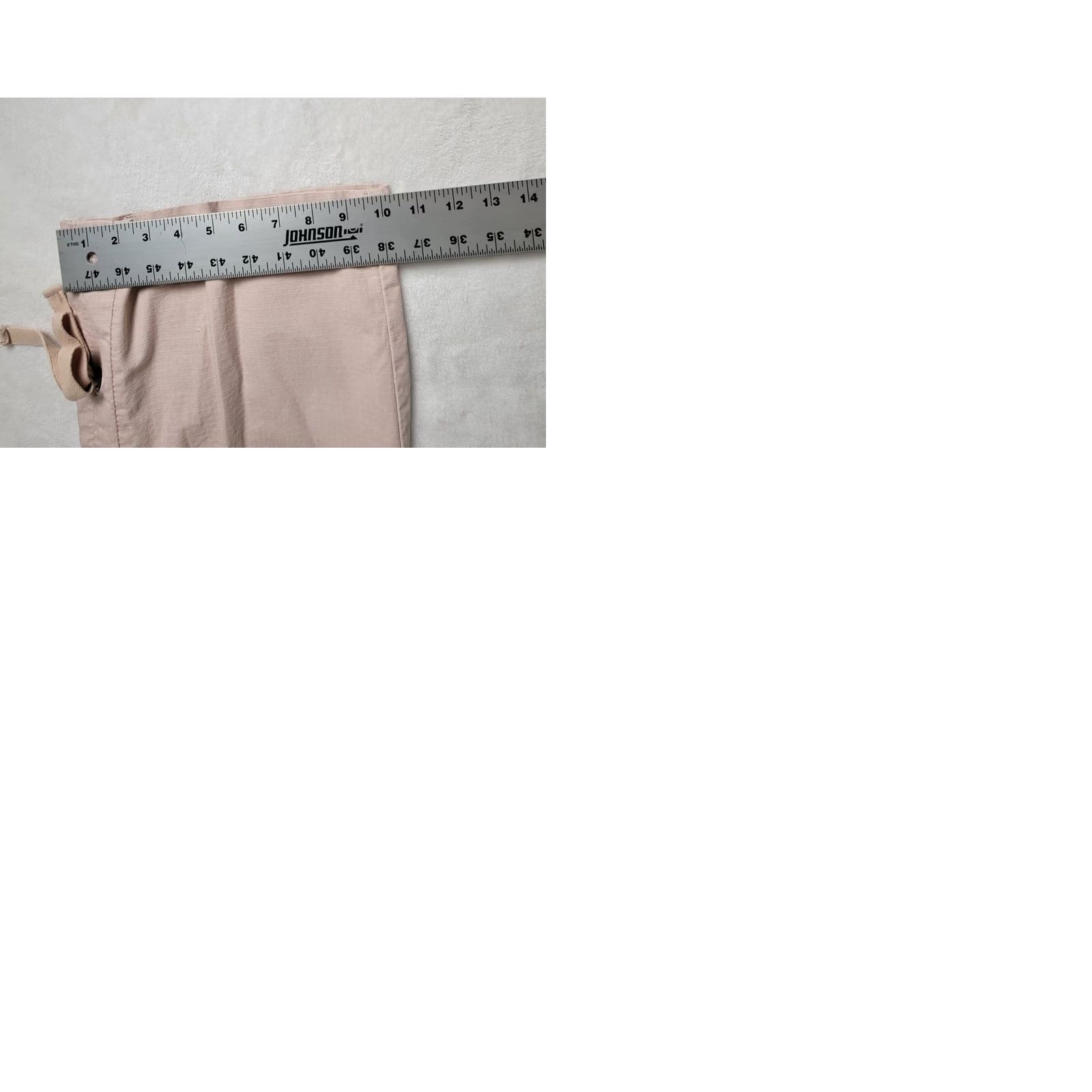 Vintage CAbi Womens Mid-Rise Cotton Cropped Cargo Pants 10 Beige Casual Size 32" / US 10 / IT 46 - 9 Thumbnail