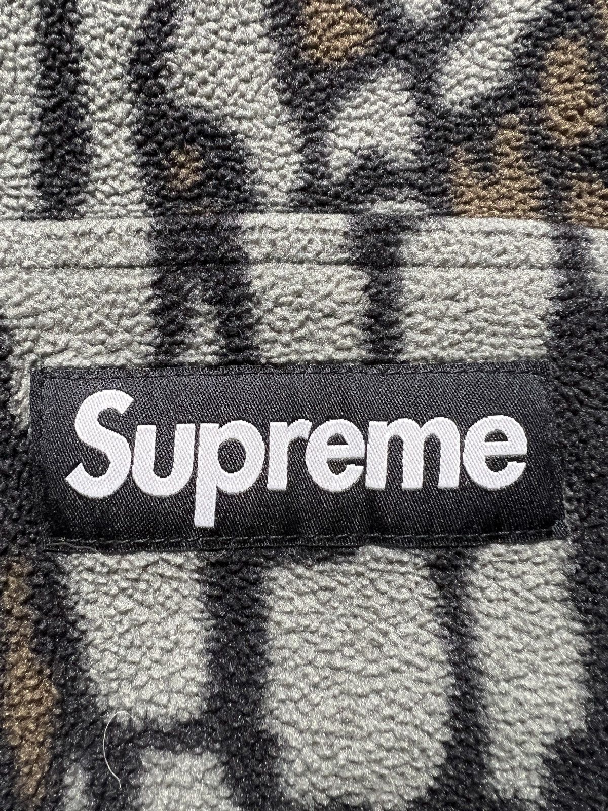 Supreme Supreme Polartec Hooded Sweatshirt Olive Treebark Camo Size US M / EU 48-50 / 2 - 4 Thumbnail