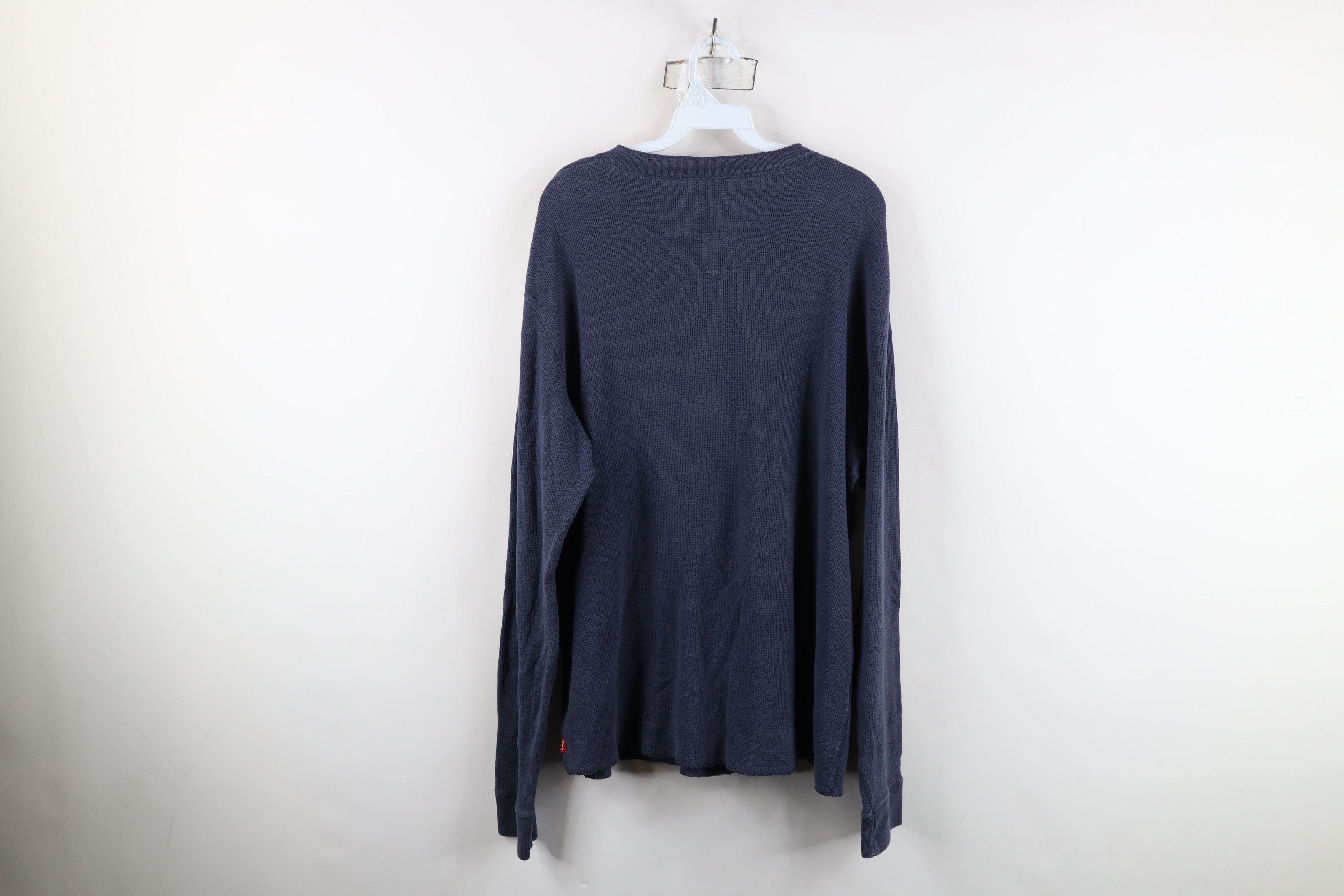 Levi's Vintage Levis Waffle Knit Long Sleeve Henley T-Shirt Size US L / EU 52-54 / 3 - 12 Thumbnail