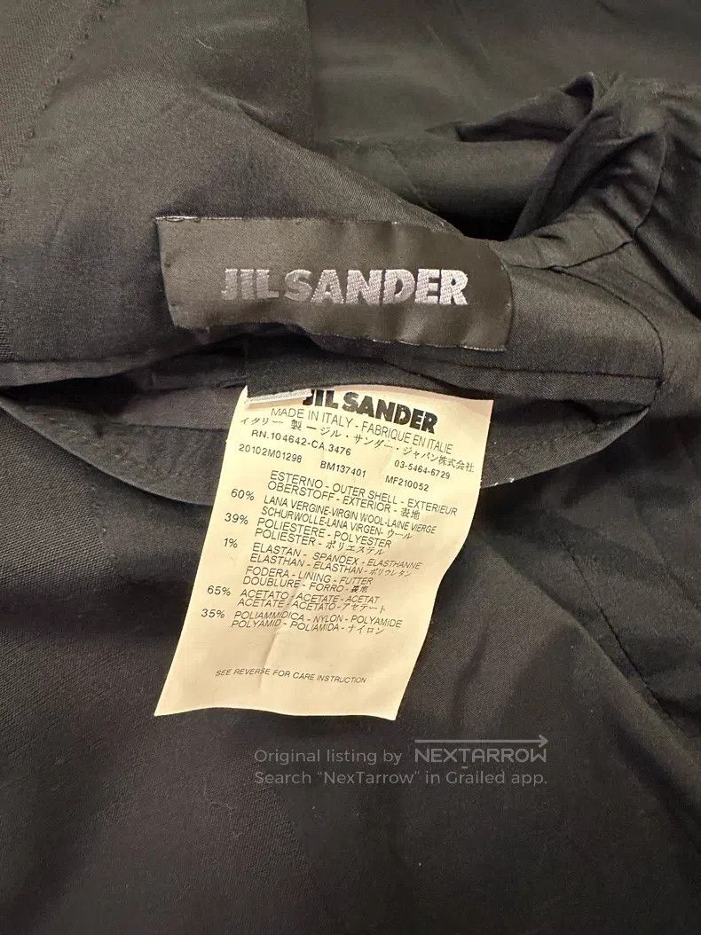 Jil Sander Jil Sander Men's black suit Size US M / EU 48-50 / 2 - 3 Thumbnail