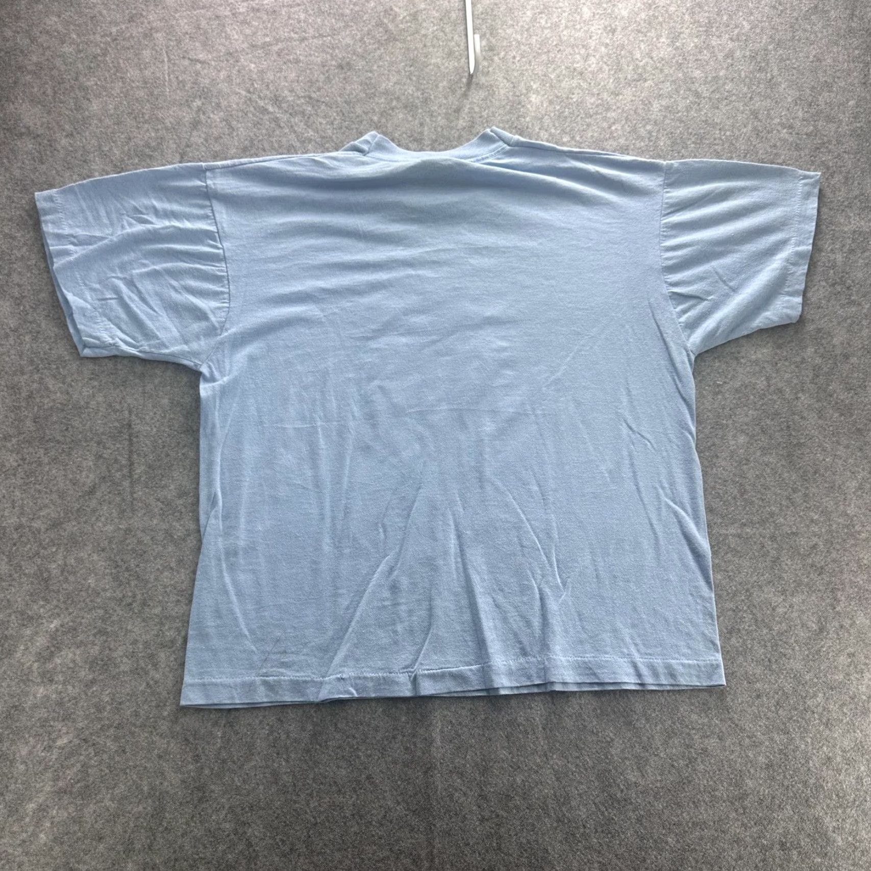 Vintage VINTAGE Screen Stars Best Shirt Mens Large Blue Fishing Graphic 90s USA Size US L / EU 52-54 / 3 - 7 Thumbnail