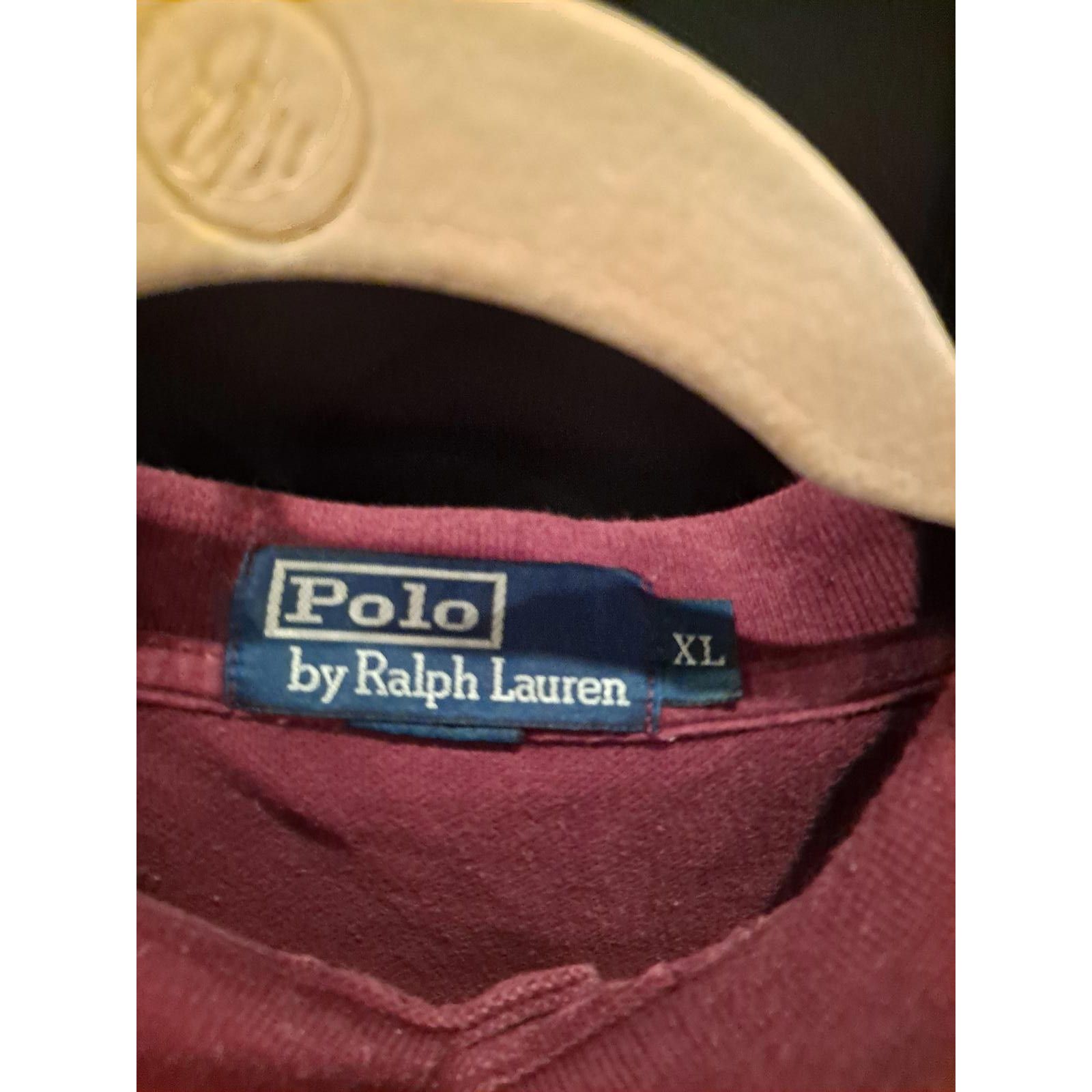 Polo Ralph Lauren Polo Ralph Lauren Maroon with Yellow Embroidered Logo Size X Size US XL / EU 56 / 4 - 3 Thumbnail