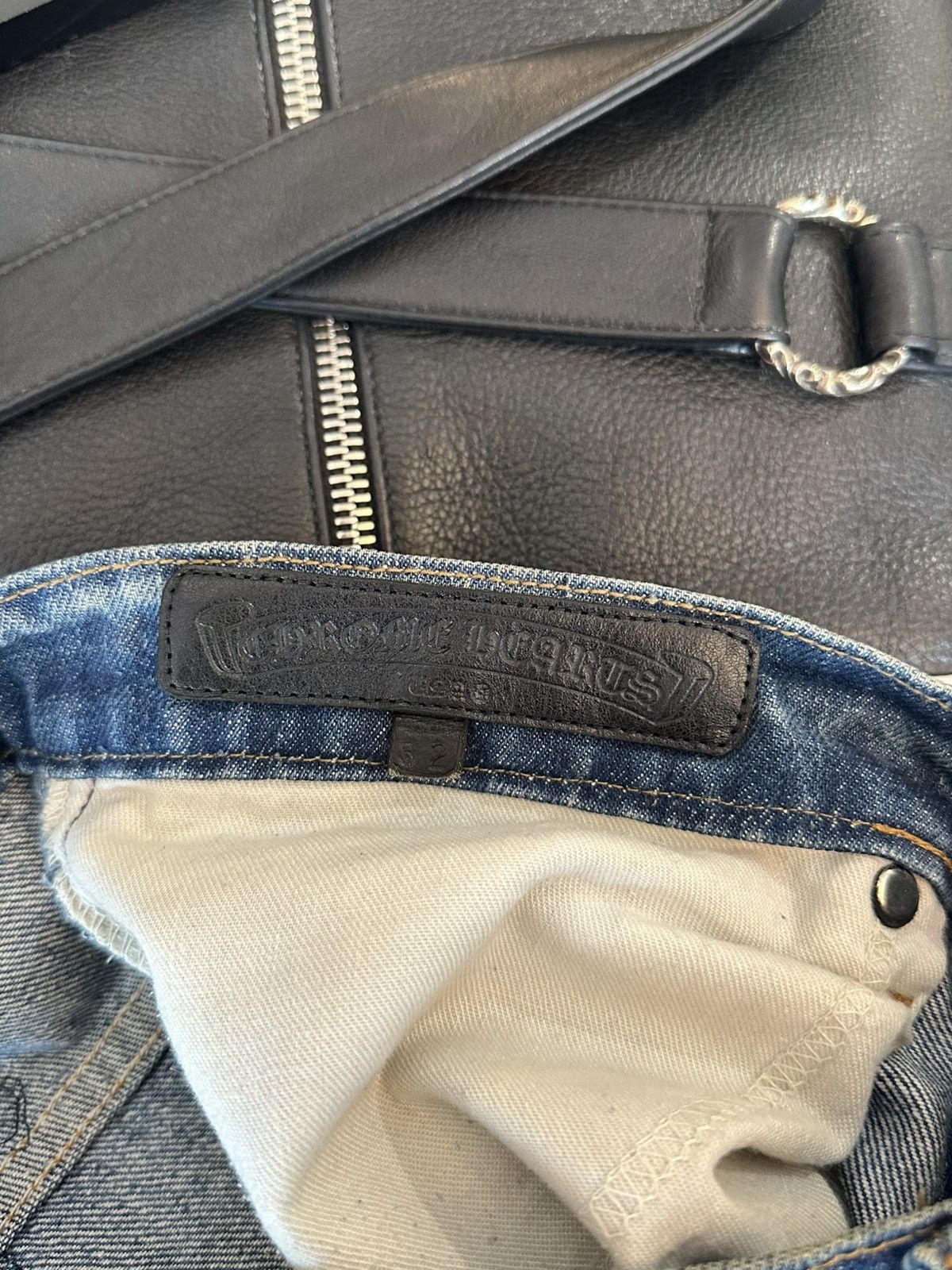 Chrome Hearts CHROME HEARTS BLUE LEVI PATCH DENIM Size US 32 / EU 48 - 5 Thumbnail