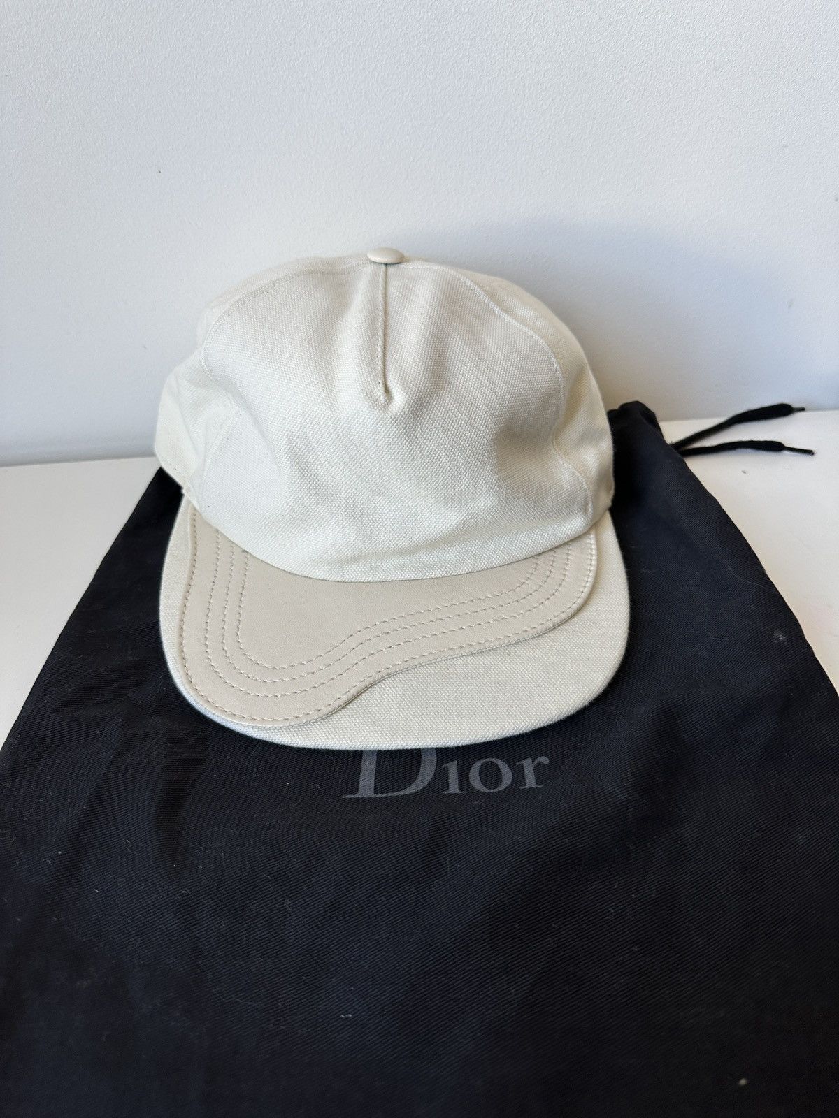 Dior × Kim Jones Christian dior saddle off white cap Size ONE SIZE - 2 Thumbnail