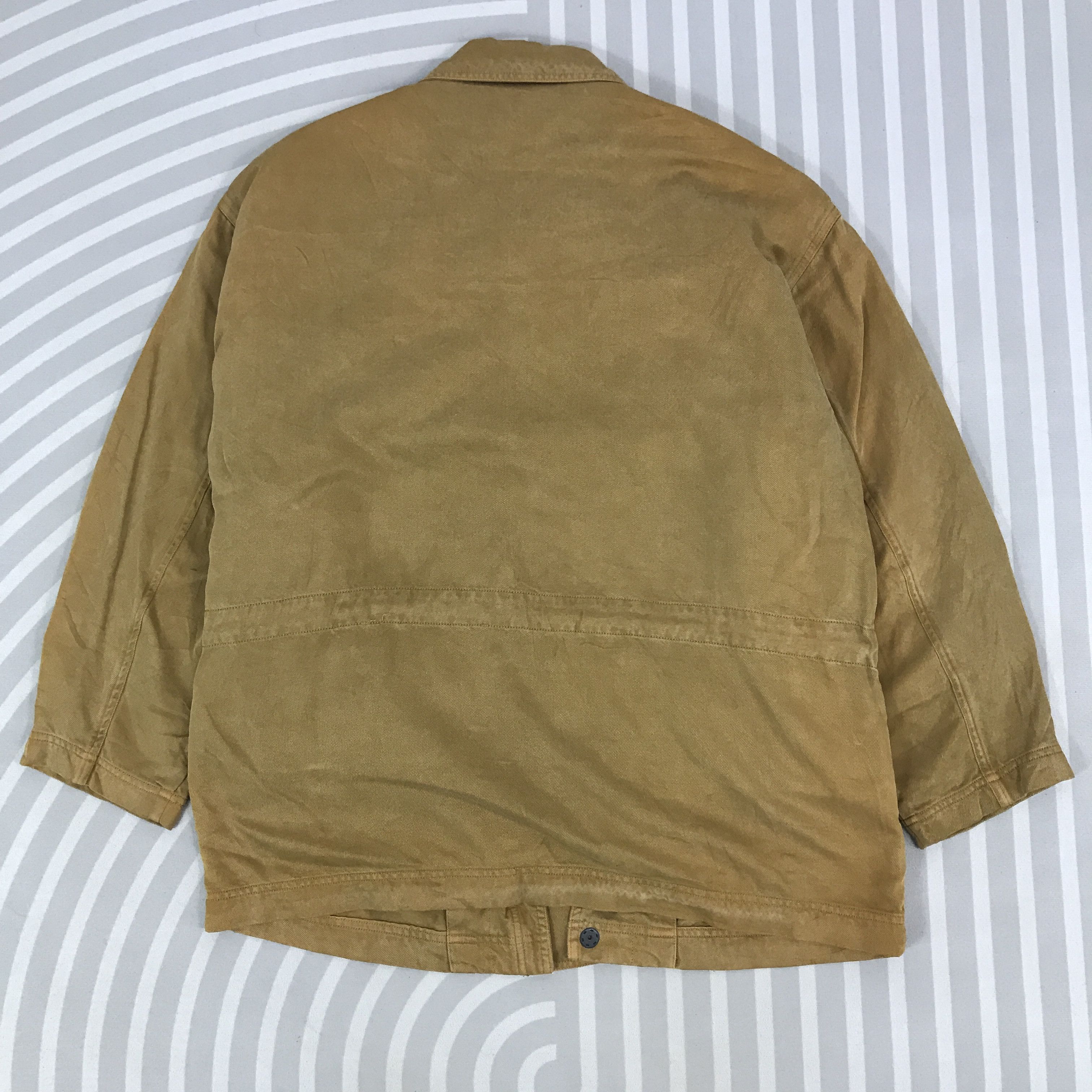 Charles Jourdan × Japanese Brand × Vintage Vintage Charles Jourdan khaki chore coat Jacket Size US M / EU 48-50 / 2 - 3 Thumbnail