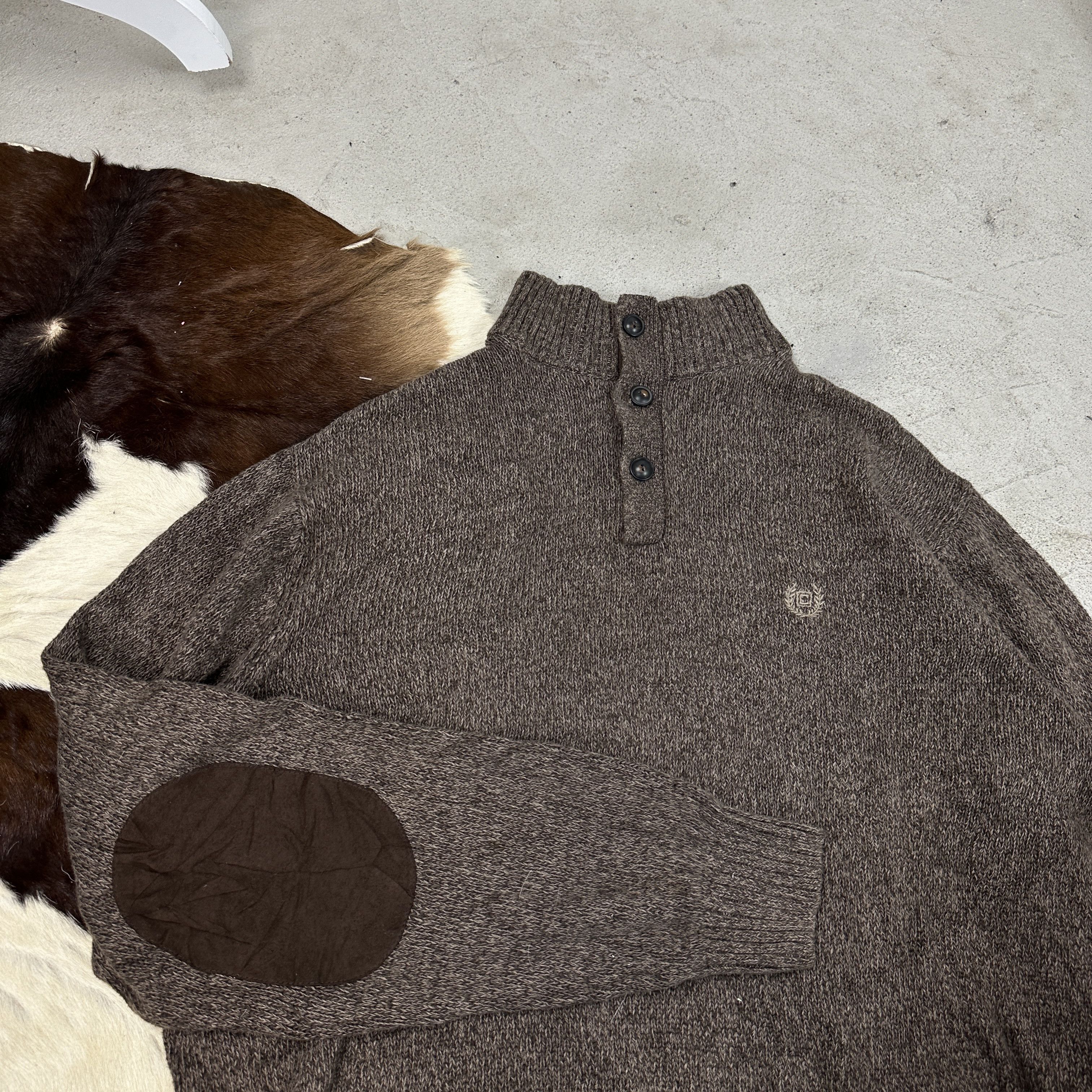 Ralph Lauren × Vintage Vintage Casual 00s 1/4 Zip Chaps Ralph Lauren Sweater Size US XL / EU 56 / 4 - 4 Thumbnail