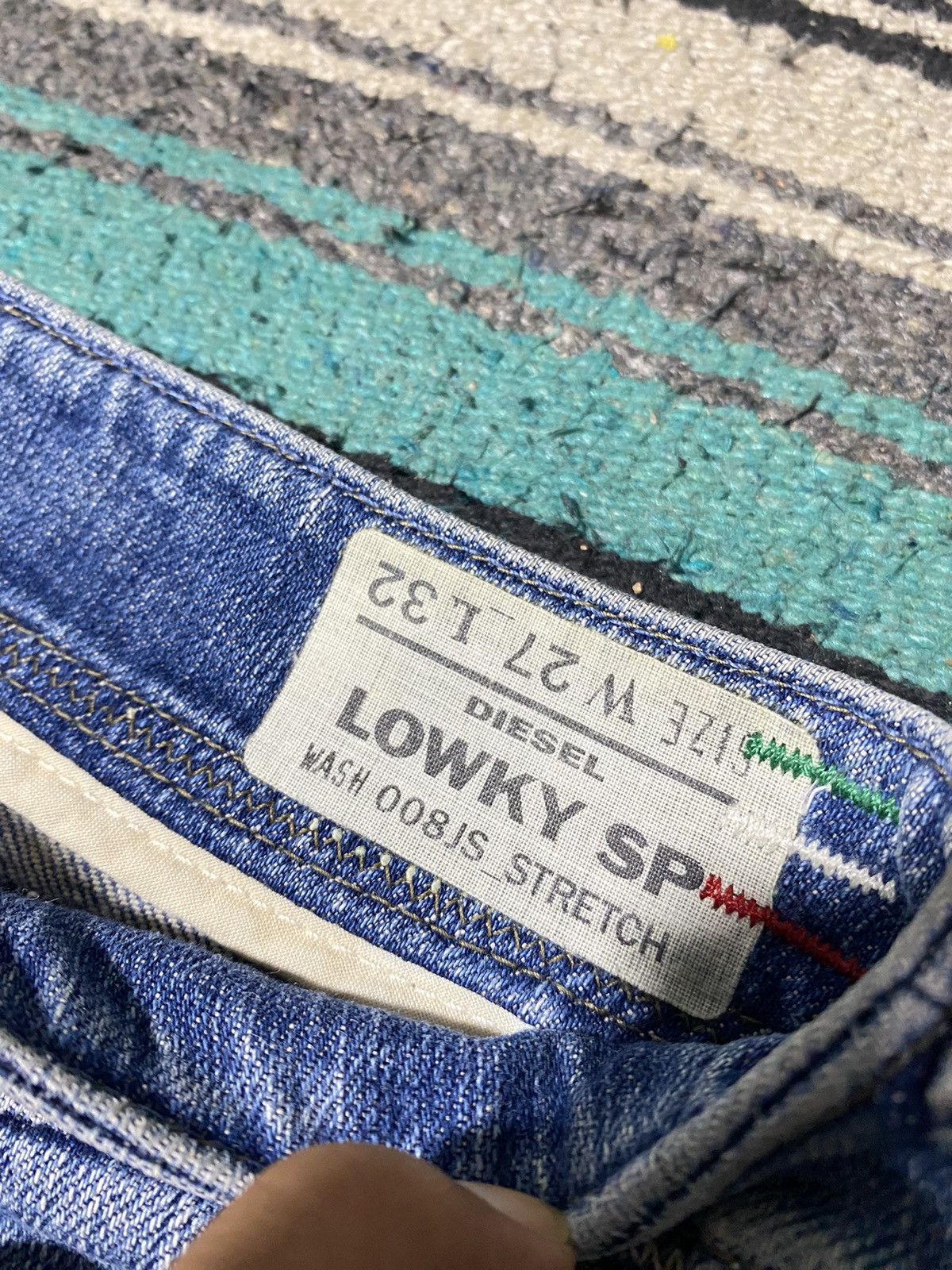Diesel Diesel Lowky Sp Multi Button Denim Pants Size US 30 / EU 46 - 16 Thumbnail