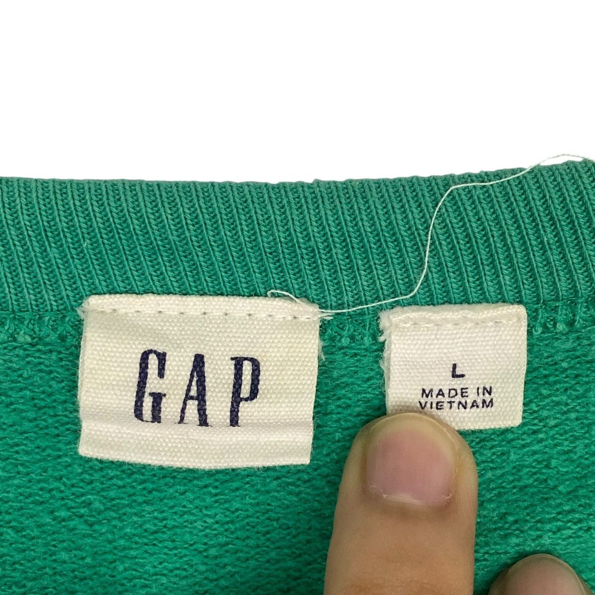 Other Vintage GAP Hoodie Big Logo Printed Green Size L Size US L / EU 52-54 / 3 - 5 Thumbnail