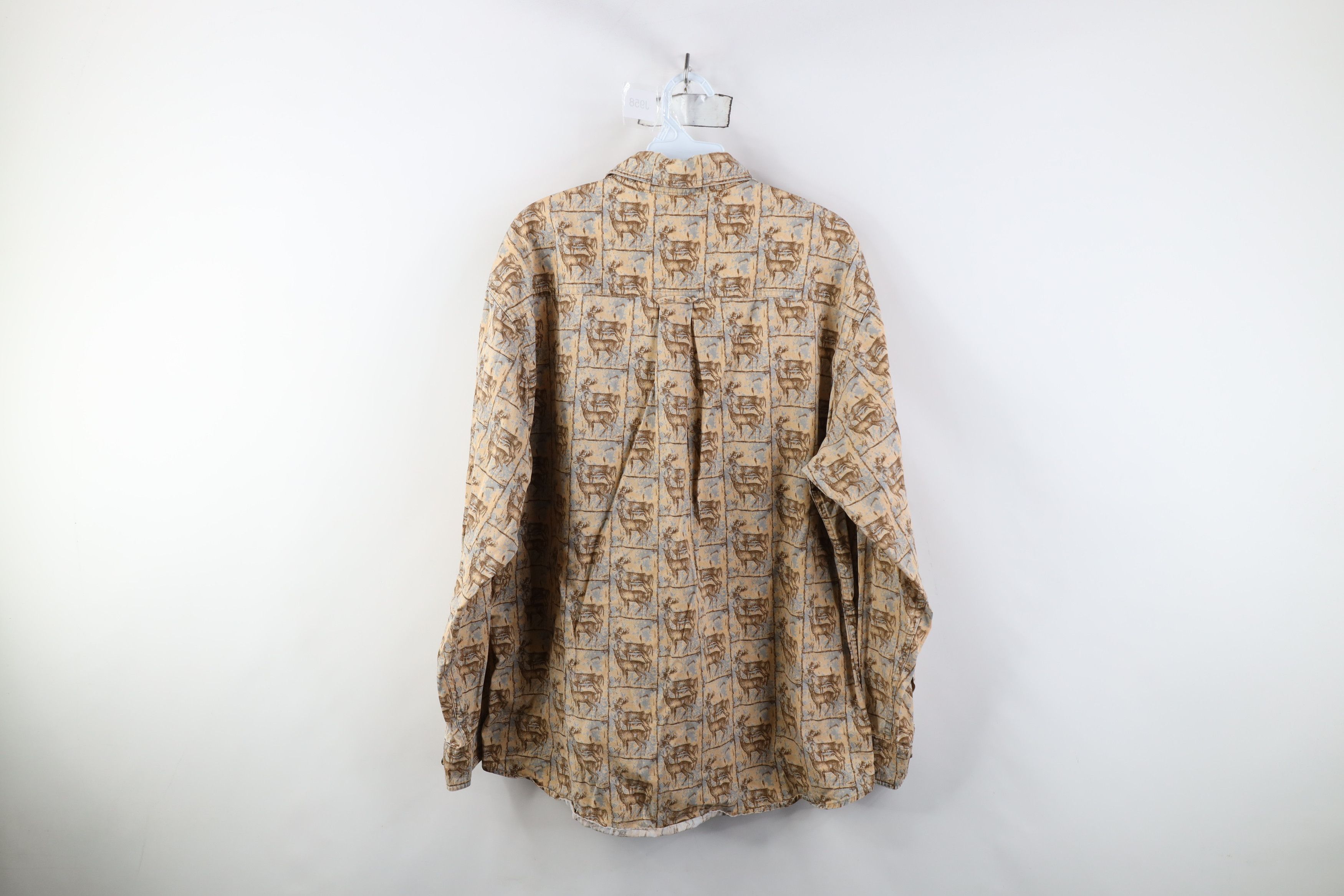 Woolrich Woolen Mills Vintage 90s Woolrich All Over Print Button Down Shirt Cotton Size US L / EU 52-54 / 3 - 13 Thumbnail
