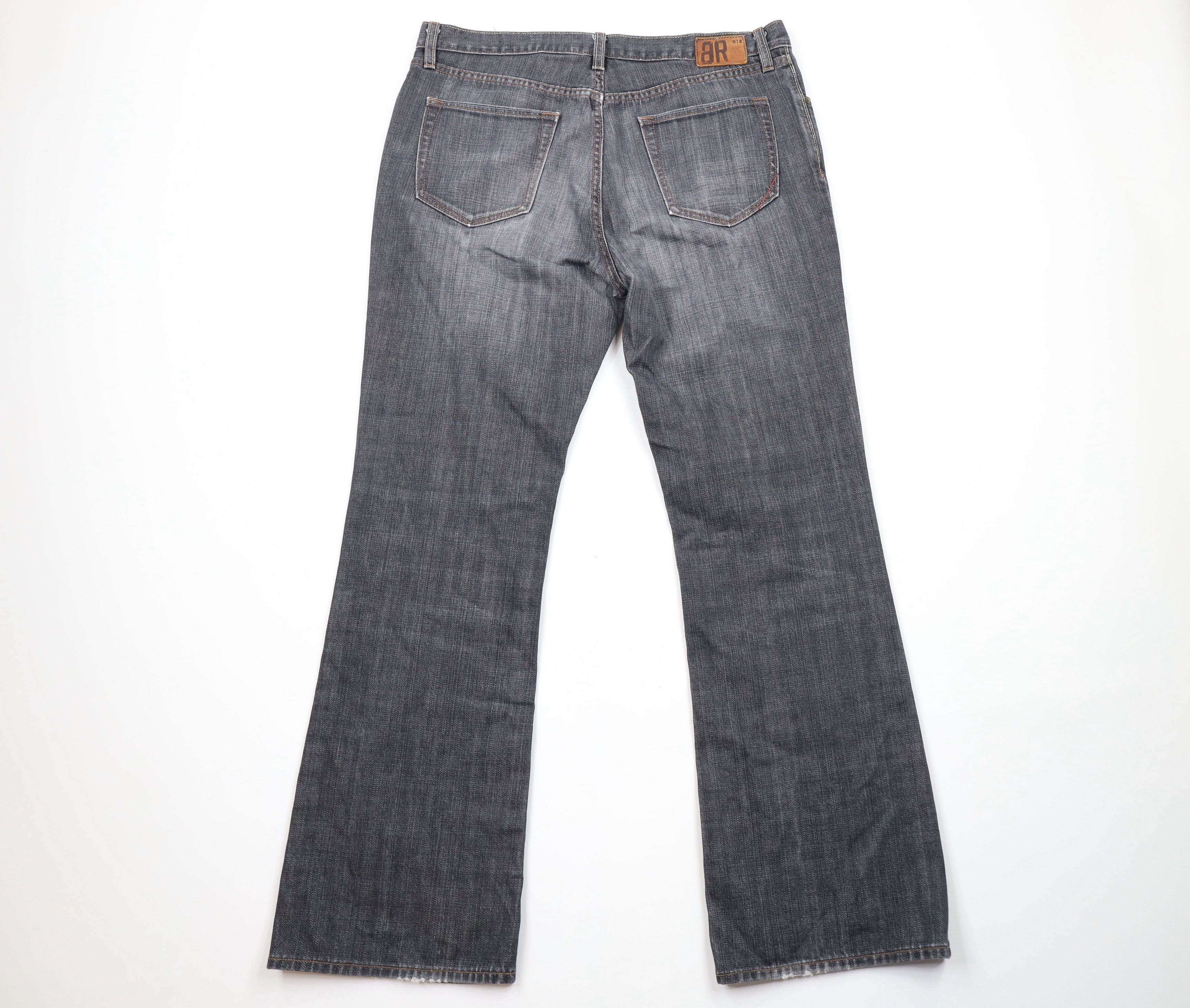 Banana Republic Vintage Banana Republic Wide Leg Denim Jeans Gray Cotton Size US 34 / EU 50 - 8 Thumbnail