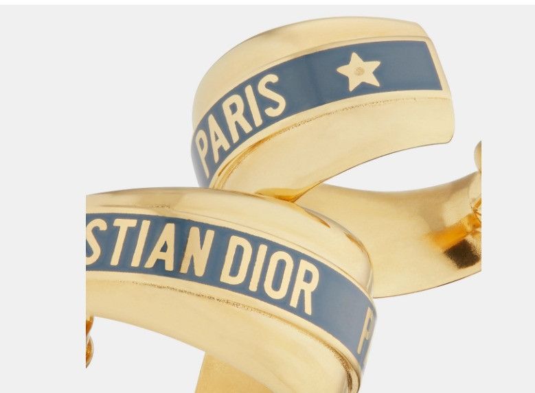 Dior o1w1db11224 Size: OS / Earrings in Gold & Blue Size ONE SIZE - 4 Thumbnail