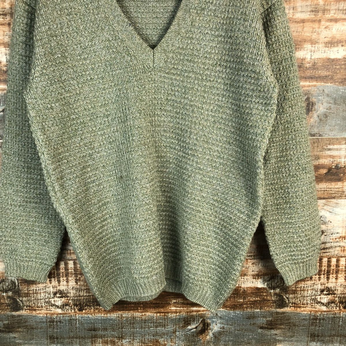 Homespun Knitwear × Japanese Brand Japanese Brand vintage Green Knitwear #A1681 Size S / US 4 / IT 40 - 6 Thumbnail