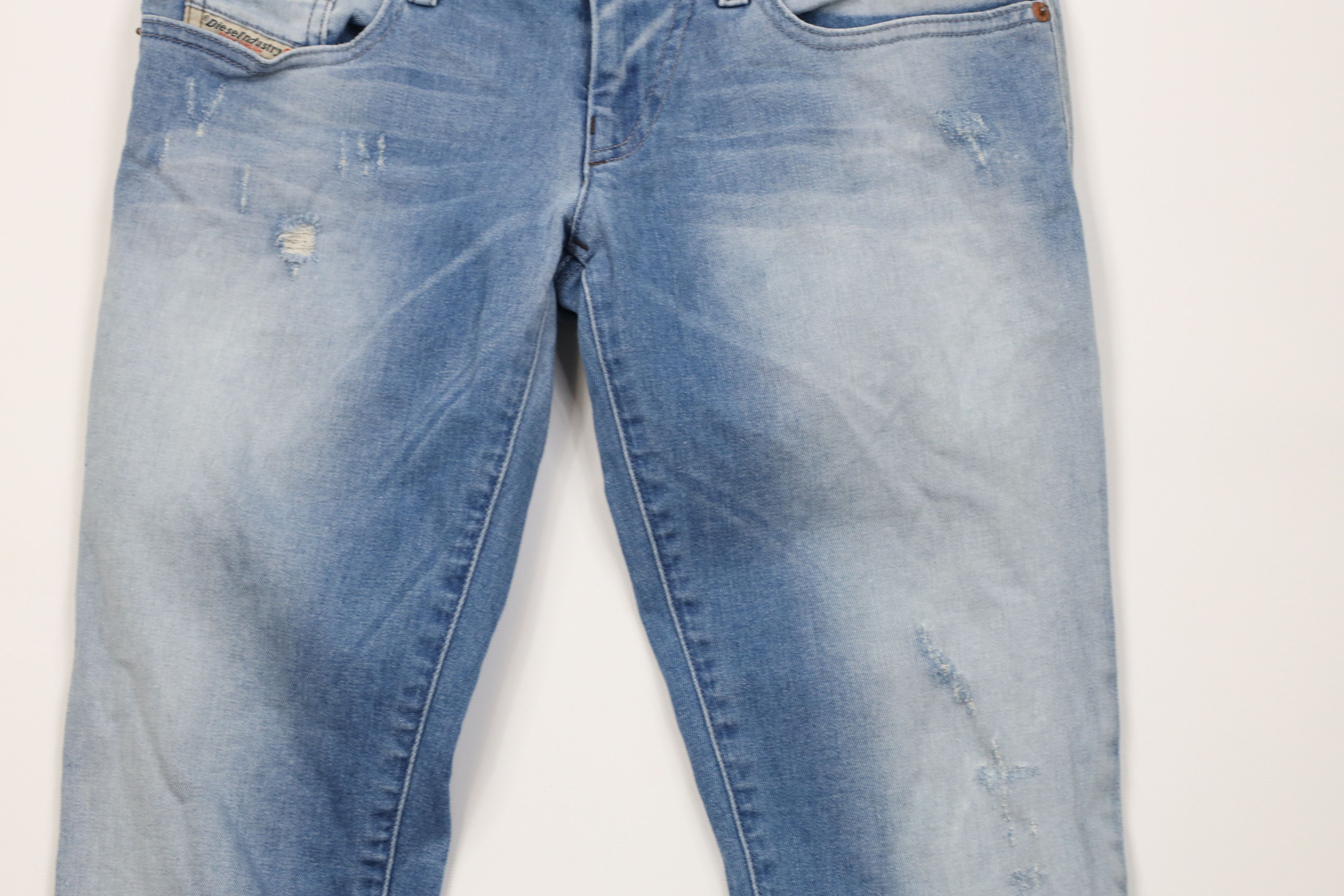 Vintage Vintage Diesel Industry Super Skinny Low Waist Jeans USA Size 27" / US 4 / IT 40 - 3 Thumbnail