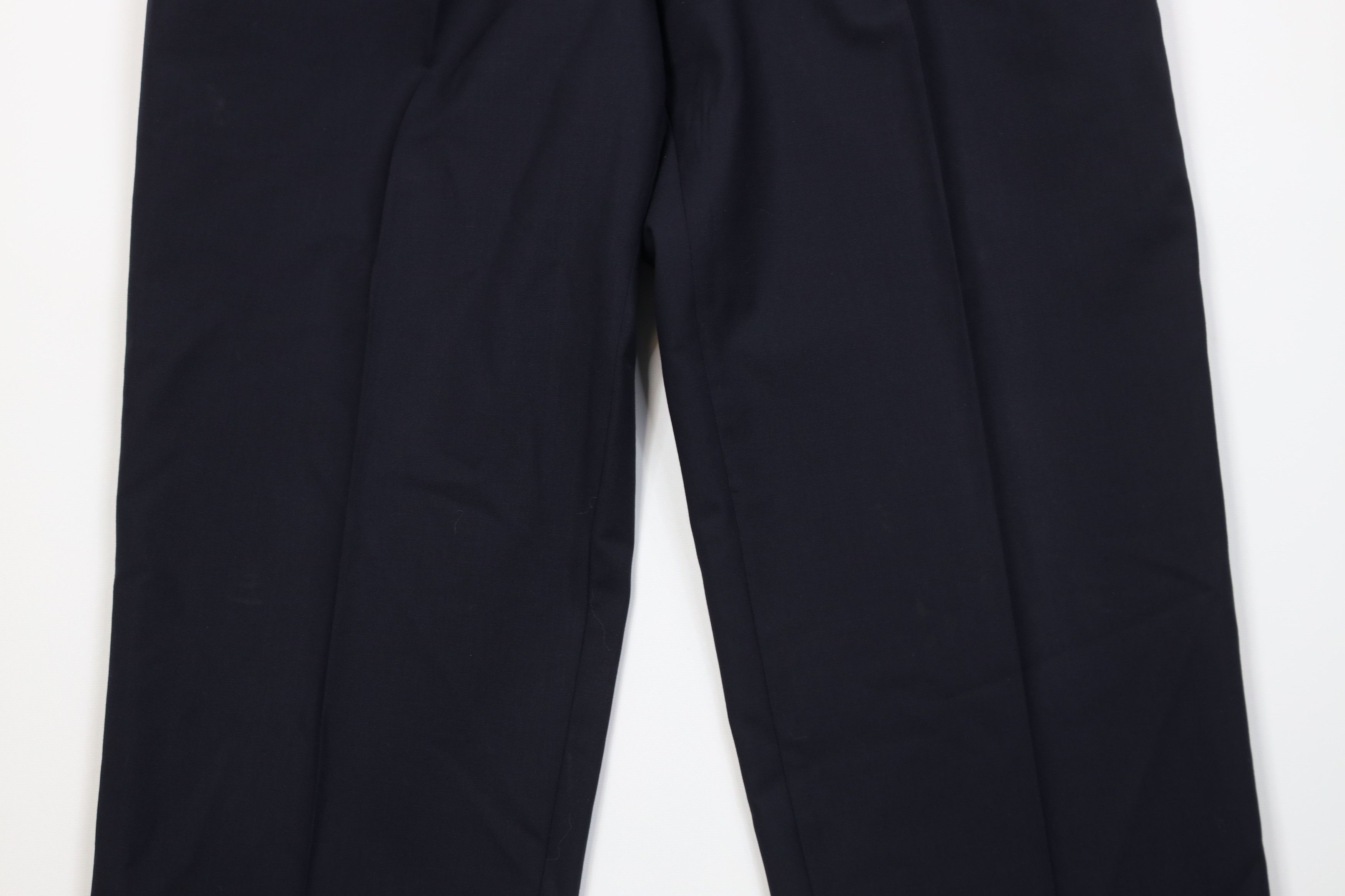 Vintage Vintage 90s Streetwear Virgin Wool Knit Wide Leg Chino Pants Size US 36 / EU 52 - 3 Thumbnail