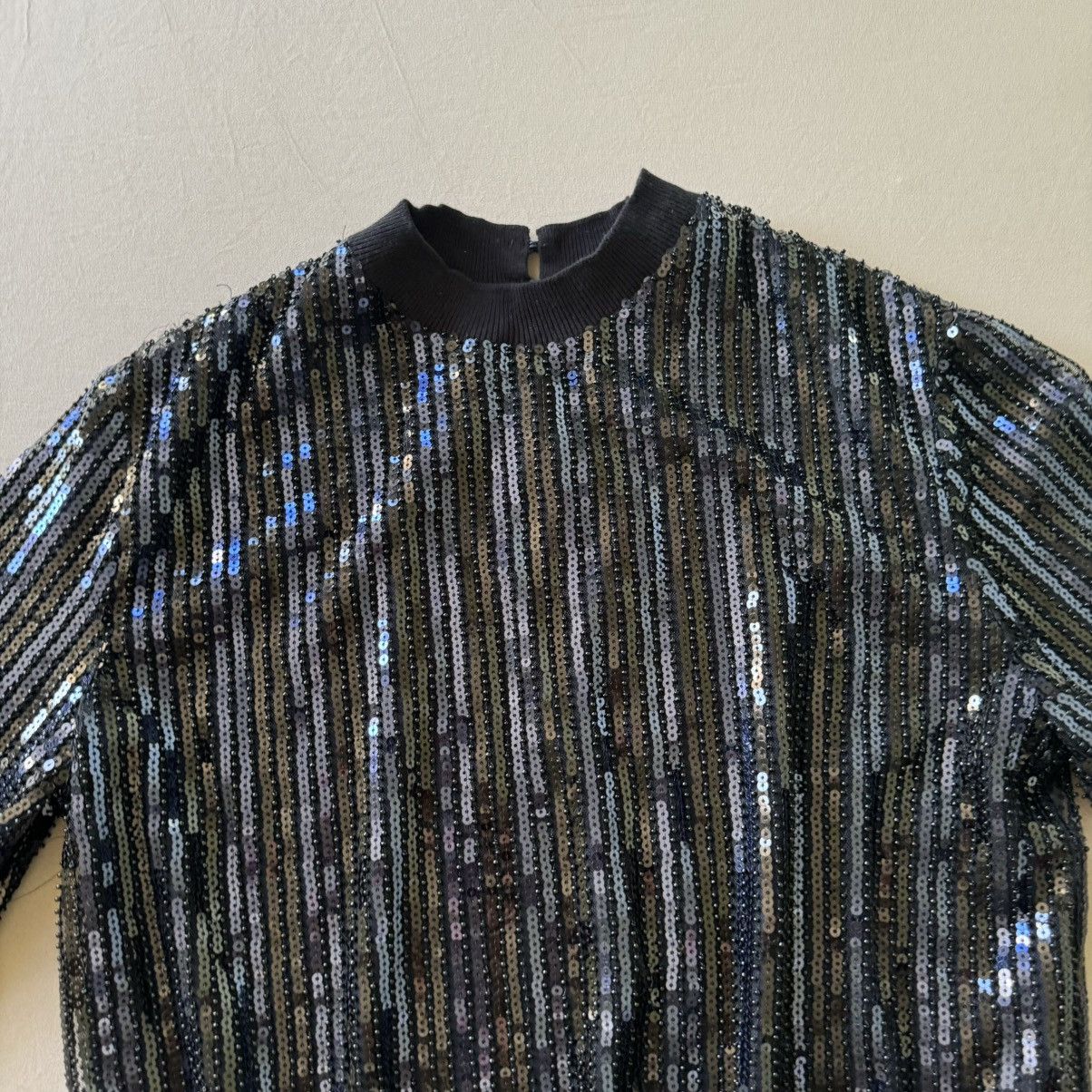 Other Dice Kayek Pink Label Embellished Sequin Pullover Size S / US 4 / IT 40 - 4 Thumbnail