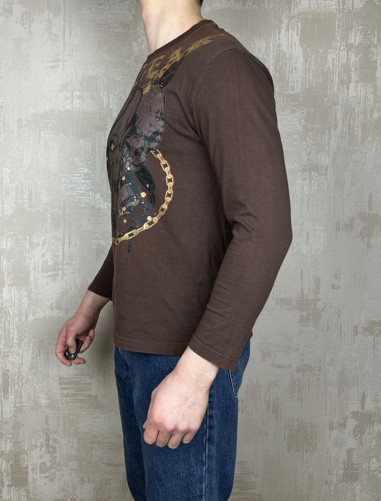 No Fear Vintage No Fear Skulls Chain Men's Long Sleeve T-shirt Y2K Size US M / EU 48-50 / 2 - 7 Thumbnail