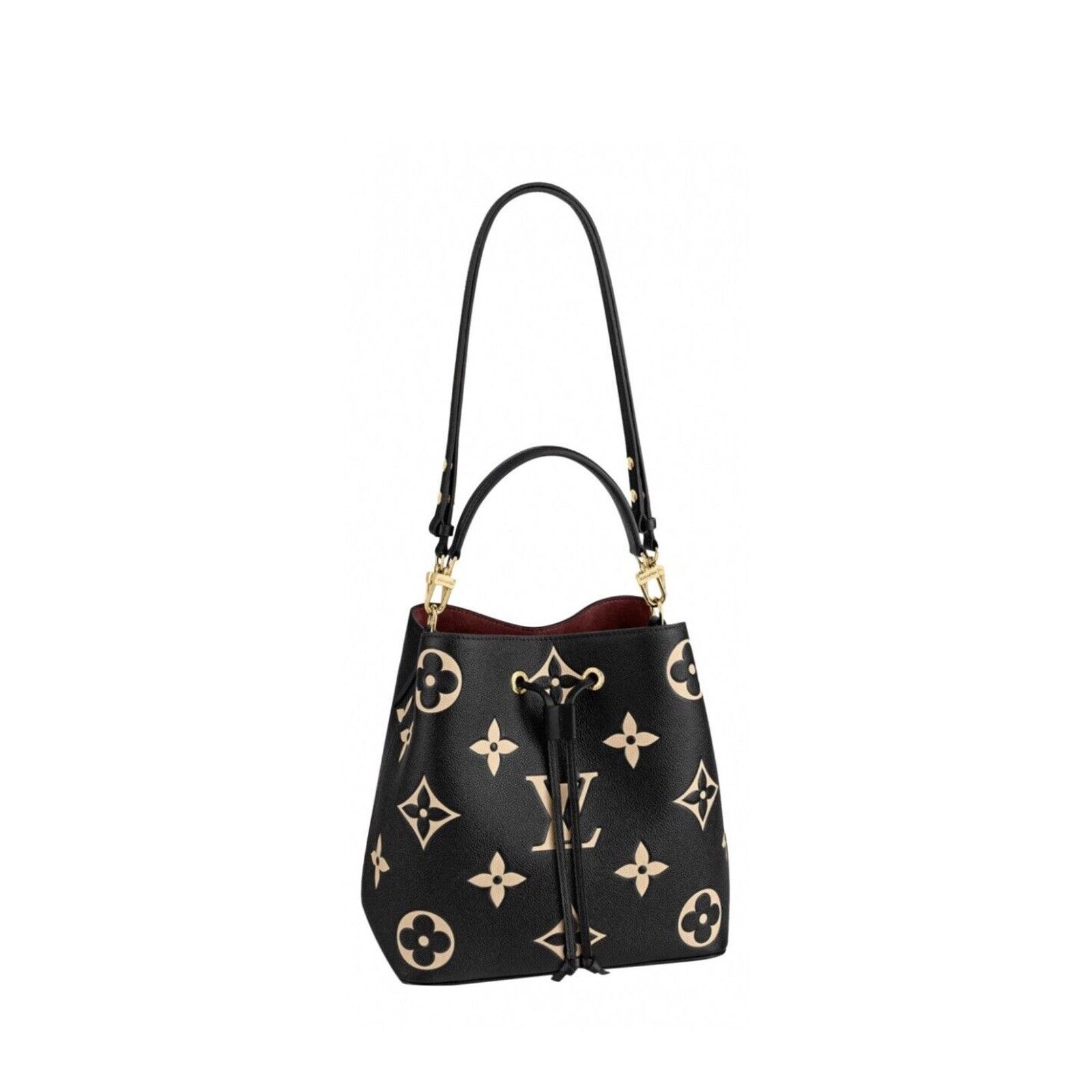 Louis Vuitton Louis Vuitton NéoNoé Shoulder Bag MM Black Leather Size ONE SIZE - 2 Thumbnail