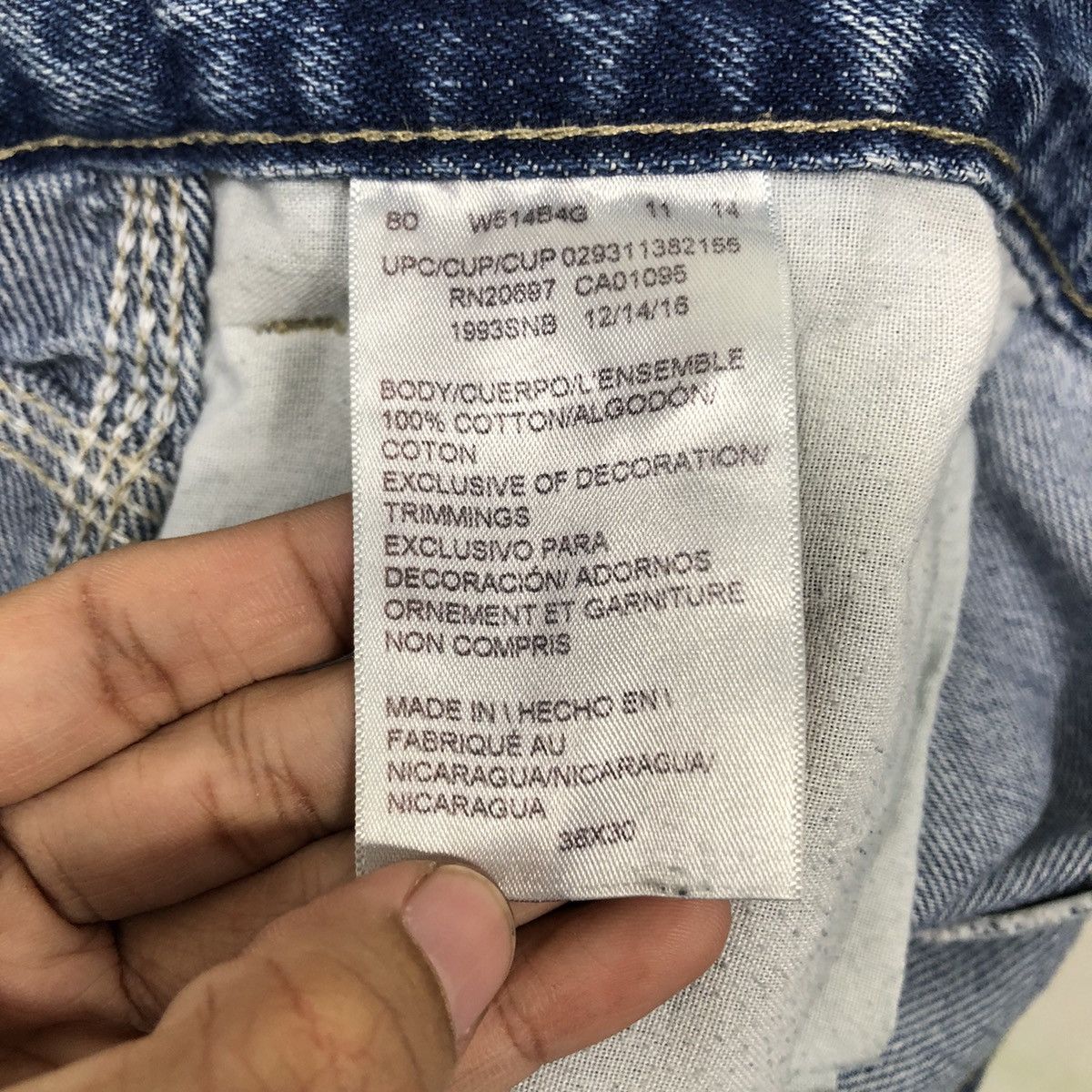 Japanese Brand 📌Vintage Chore Worker Carpenter Denim Dickies Detroit Size US 36 / EU 52 - 22 Thumbnail
