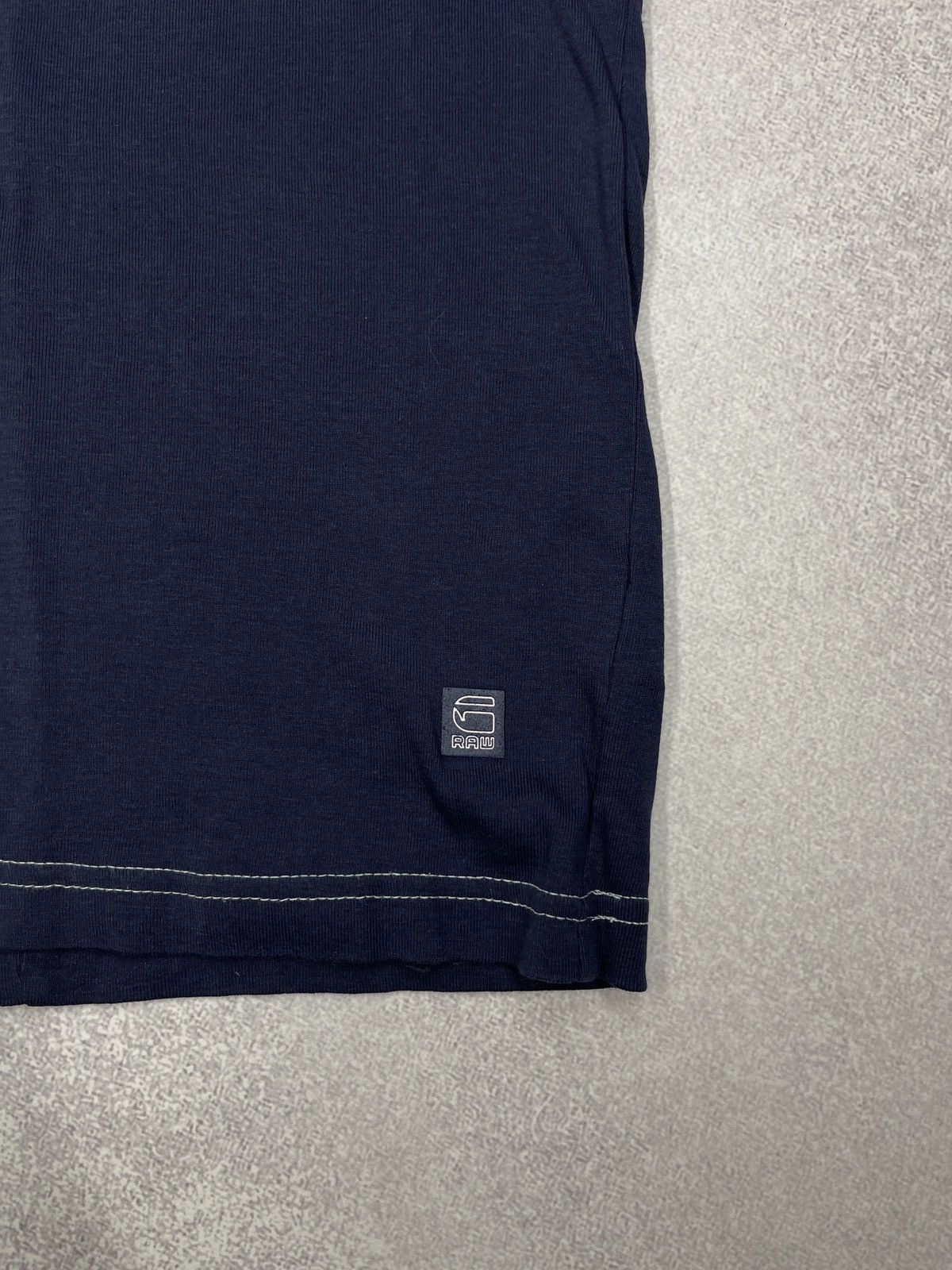 G-Star Vintage G Star Raw Vernon Longsleeve Navy Big Logo Size US XL / EU 56 / 4 - 7 Thumbnail