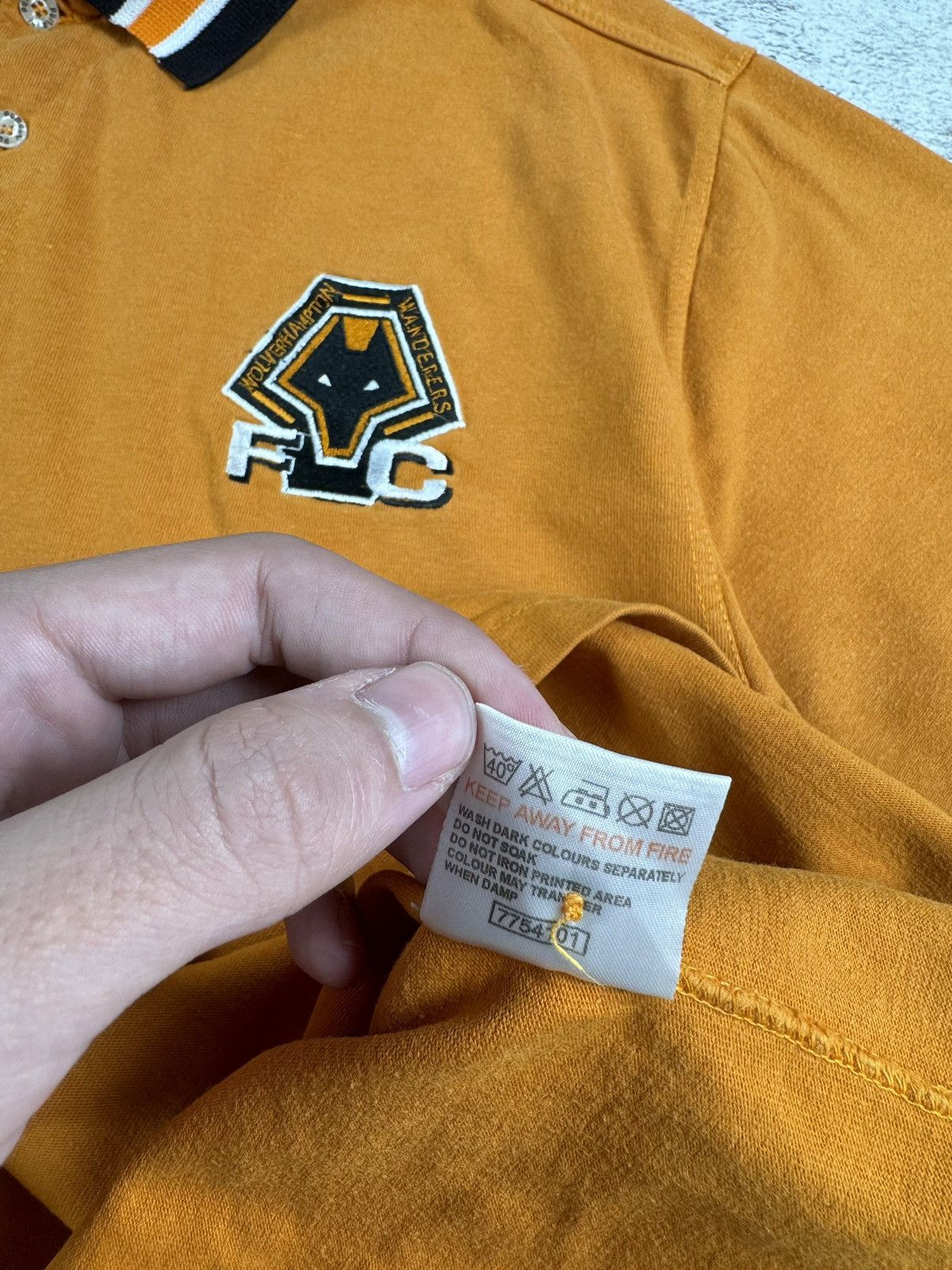 Puma Wolverhampton Wolves 1998/2000 FC Football Polo T Shirt Tee Size US M / EU 48-50 / 2 - 14 Thumbnail