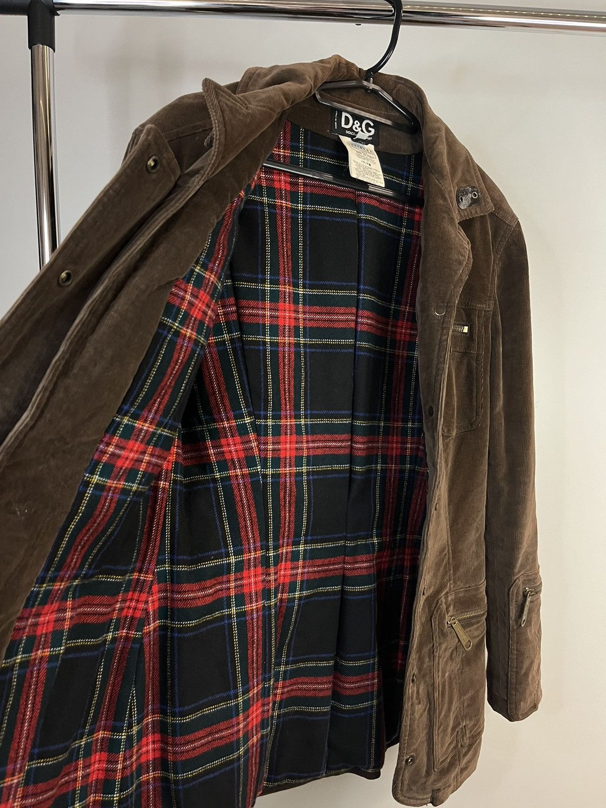 Dolce & Gabbana × Vintage Vintage Dolce Gabbana Jacket Corduroy Size S / US 4 / IT 40 - 3 Thumbnail