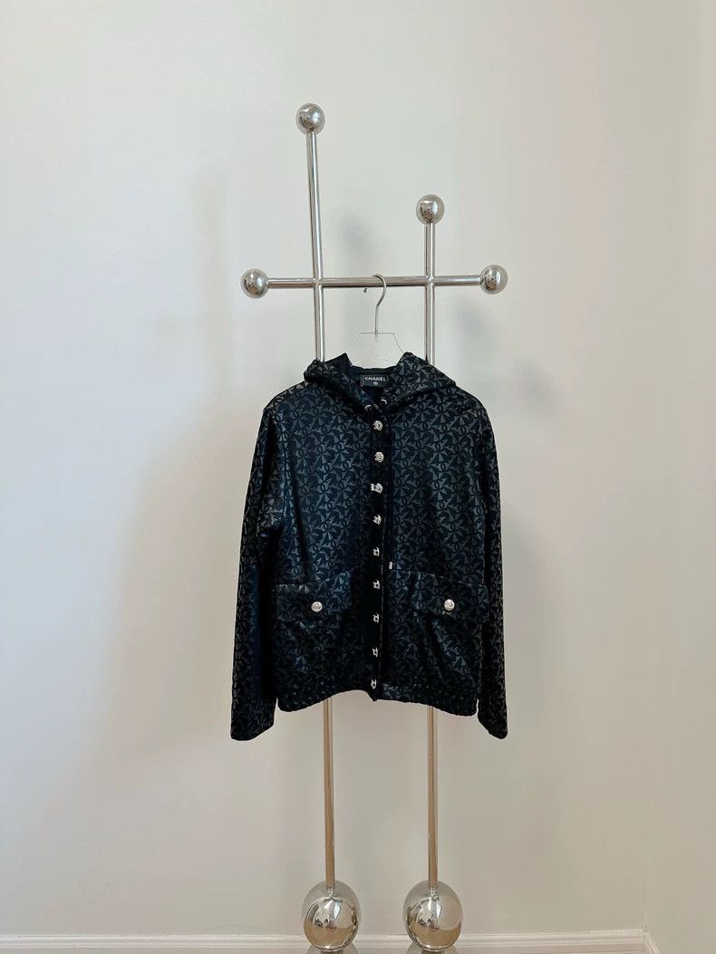 Chanel Chanel Ski series printed diamond buckle hooded jacket Size XXS / US 00 / IT 34 - 1 Thumbnail