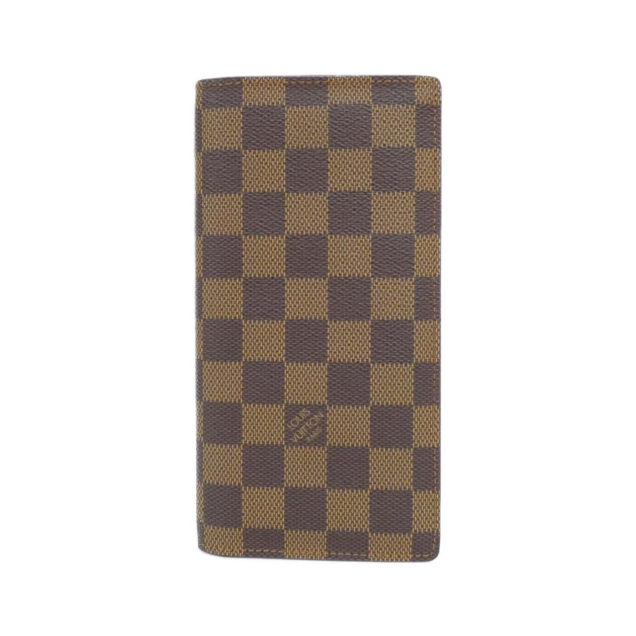 Louis Vuitton Louis Vuitton Louis Vuitton Portefeuille Brazza Damier Wallet Textile Long Wallet N60017 DUTY FREE for USA Size ONE SIZE - 1 Thumbnail