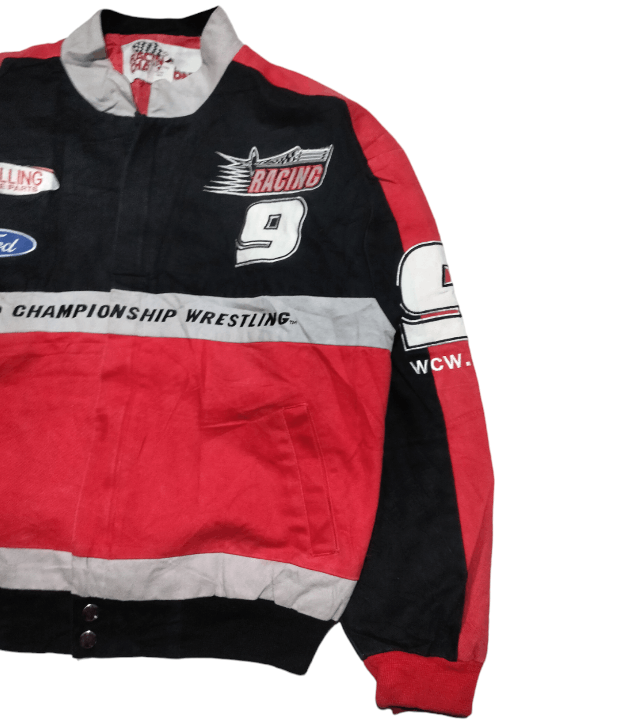NASCAR RARE🔥 Vintage WCW Nascar Jacket Size US M / EU 48-50 / 2 - 15 Thumbnail