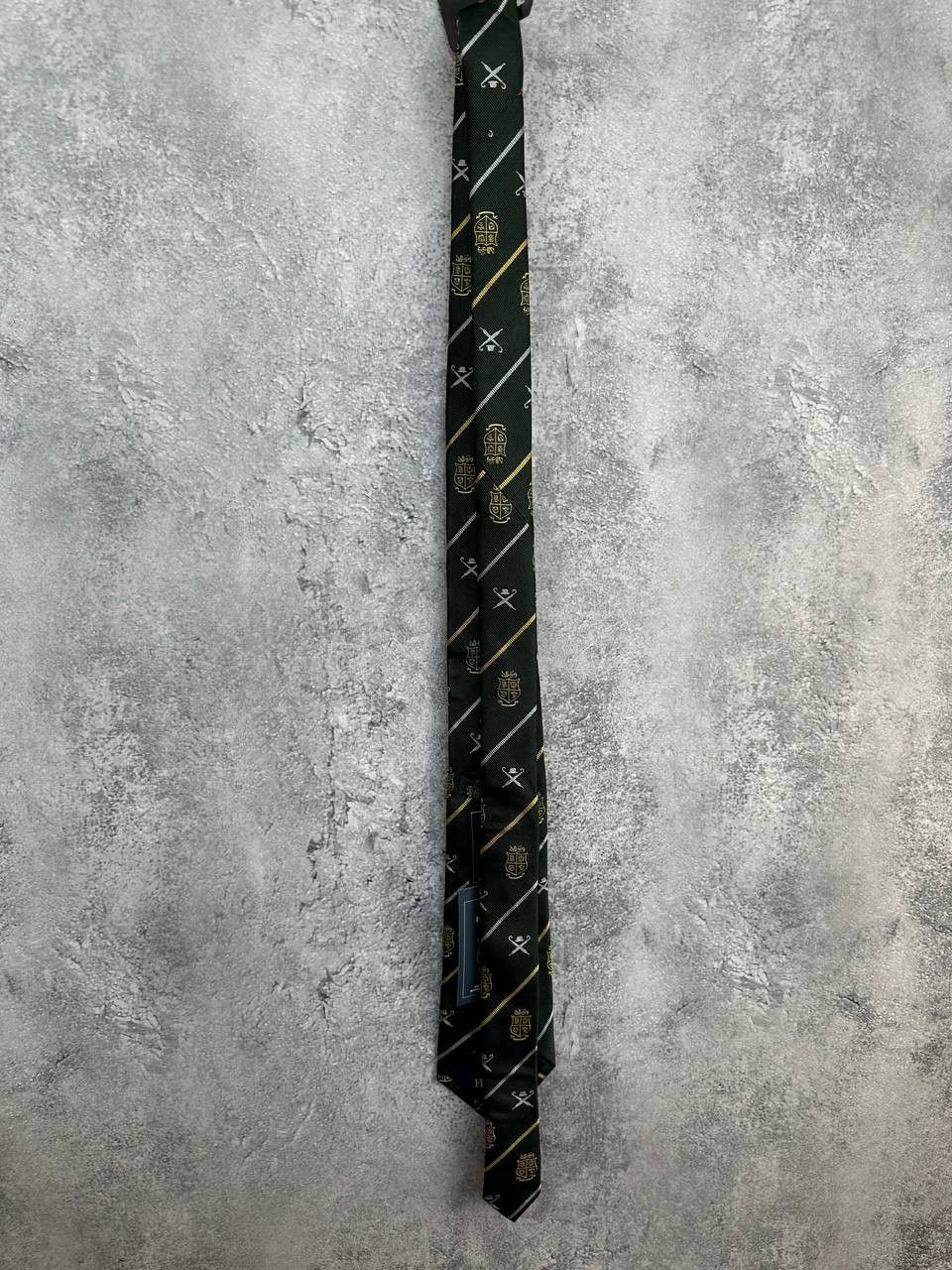 Hackett NWT Hackett London Lions Crest Silk Tie Green Multi One Size Size ONE SIZE - 2 Thumbnail