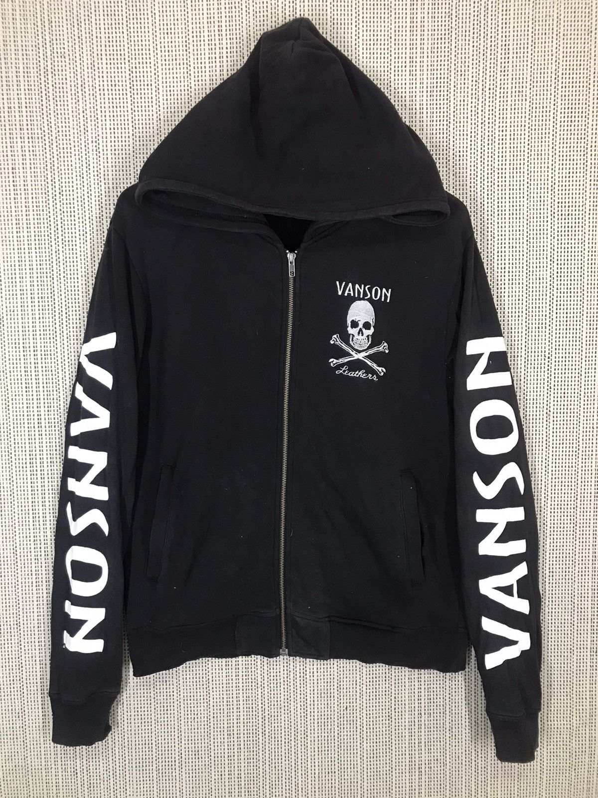 If Six Was Nine LAST DROP 🔥VANSON LEATHERHOODIE SPELLOUT BIG LOGO VERY RATS‼️ Size US L / EU 52-54 / 3 - 4 Thumbnail