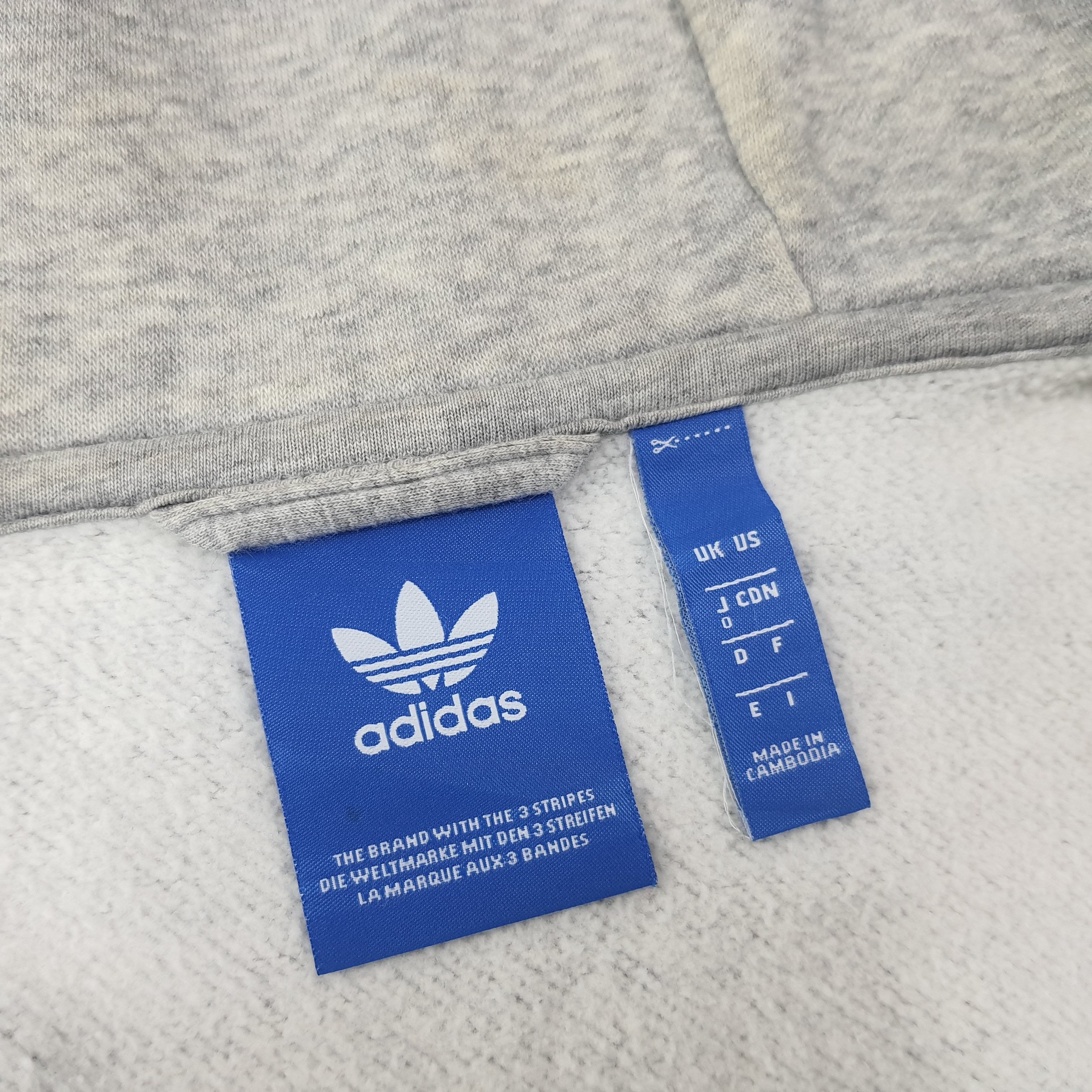 Adidas Vintage Adidas 3 Stripes Zipper Hoodie C261N27 Size US M / EU 48-50 / 2 - 7 Thumbnail