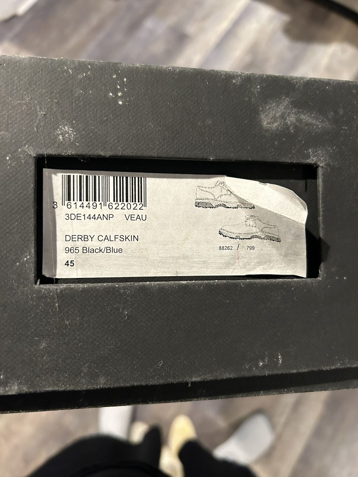 Dior Black and blue calfskin Dior derby’s Size US 11.5 / EU 44-45 - 6 Thumbnail