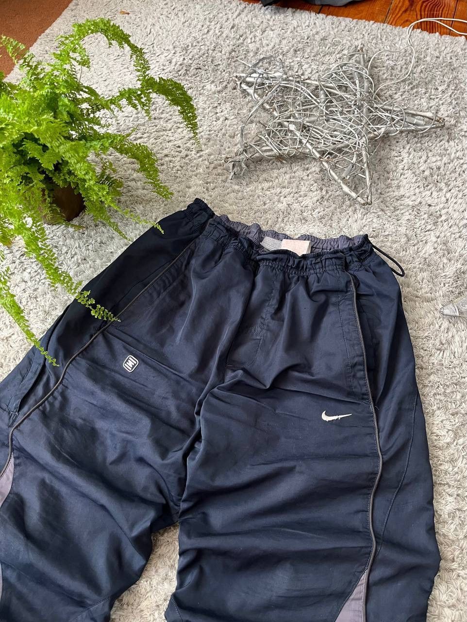 Nike × Vintage 00s Nike Vintage Track Pants Streetwear Big Logo Rare Size US 31 - 6 Thumbnail