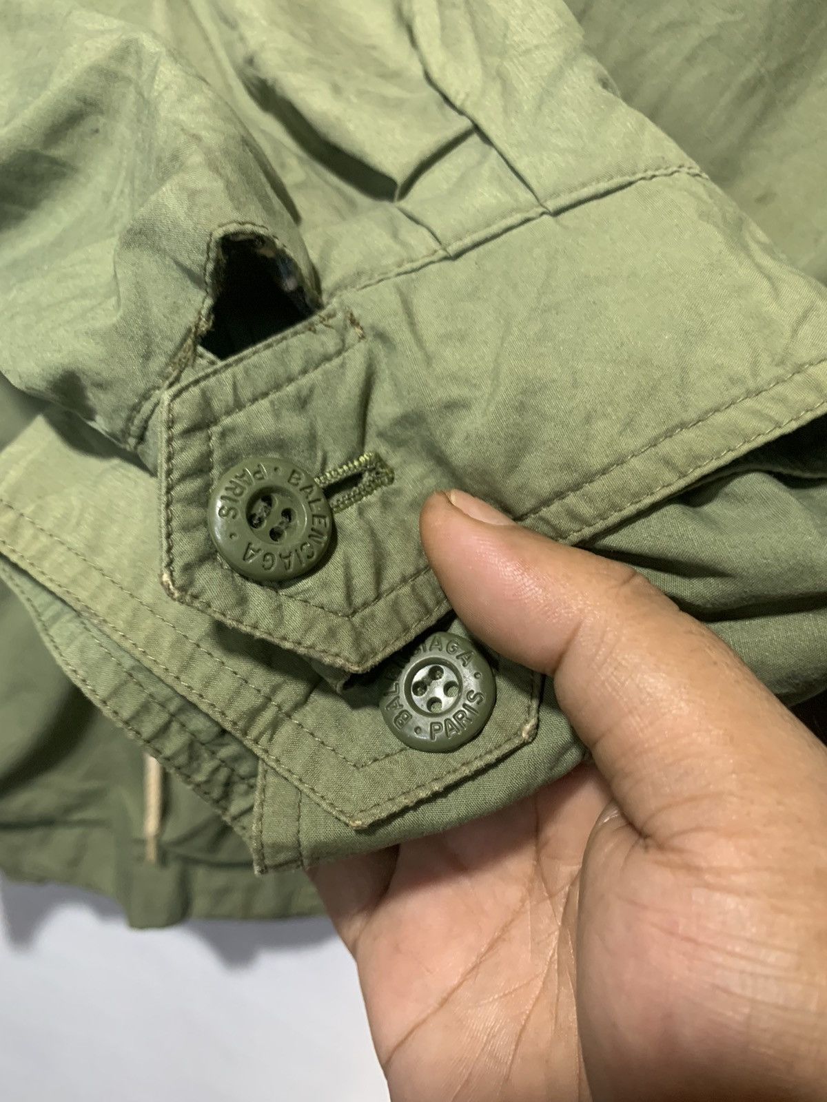 Balenciaga Rare vintage Balenciaga trashed military parka jacket Size US L / EU 52-54 / 3 - 5 Thumbnail