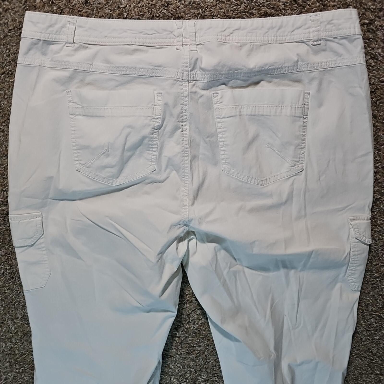 Other Gloria Vanderbilt Crop White Pants 16W Size 38" / US 16 / IT 52 - 6 Thumbnail