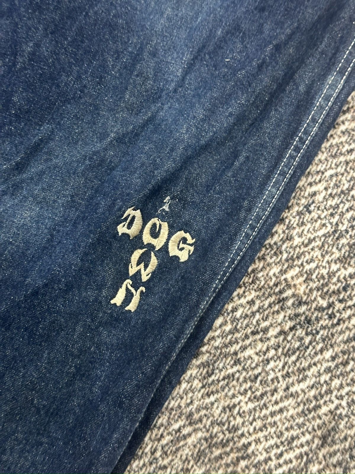 Dogtown × Vintage Vintage Dog Town Black Dragon Skate Baggy Jean Pants Size US 34 / EU 50 - 3 Thumbnail