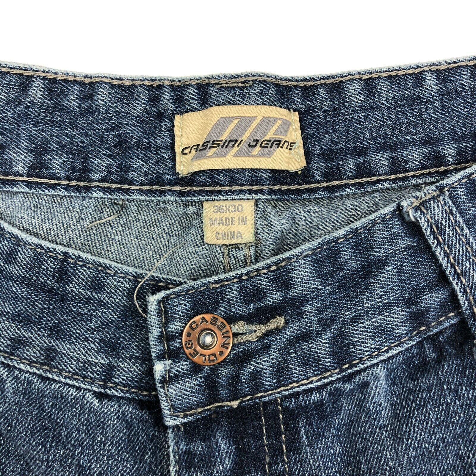 Levi's × Oleg Cassini × Vintage Cassini Jeans Y2K Baggy Loose Fit Skater Jeans Size 36x30 Size US 36 / EU 52 - 4 Thumbnail