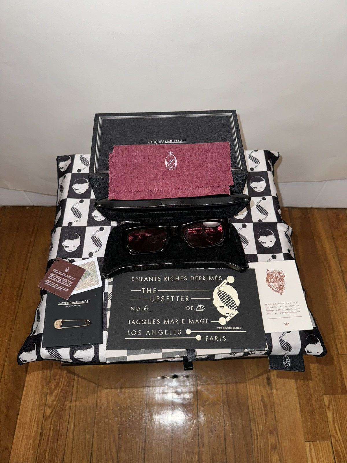 Enfants Riches Deprimes 🚭BRAND NEW🚭ERD x Jacques Marie Mage “UPSETTERS” SUNGLASSES Size ONE SIZE - 3 Thumbnail
