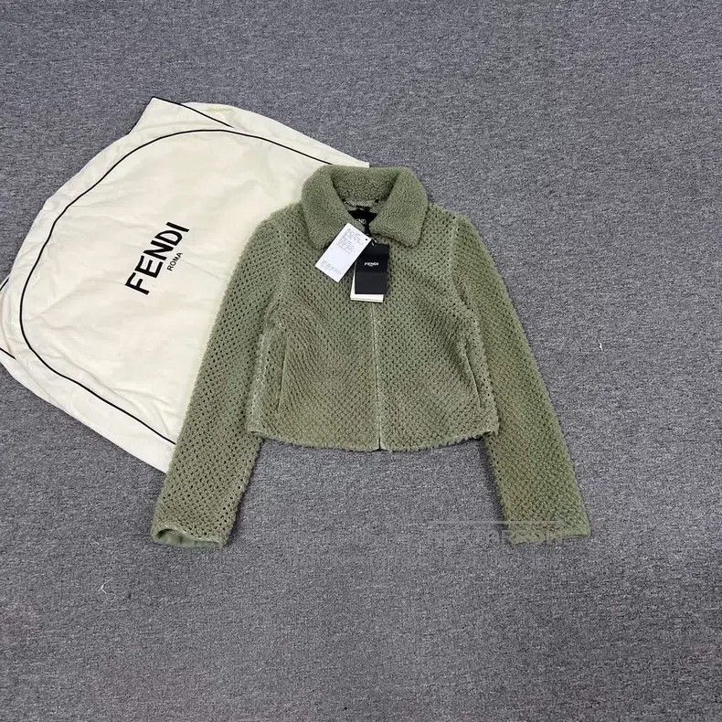 Other Fendi Cutout Fur Wool Coat Size XS / US 0-2 / IT 36-38 - 2 Thumbnail