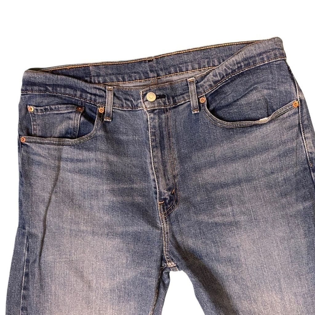 Levi's LEVI’s 505 Straight Leg Fit Blue Men’s Size 36. Size US 36 / EU 52 - 4 Thumbnail
